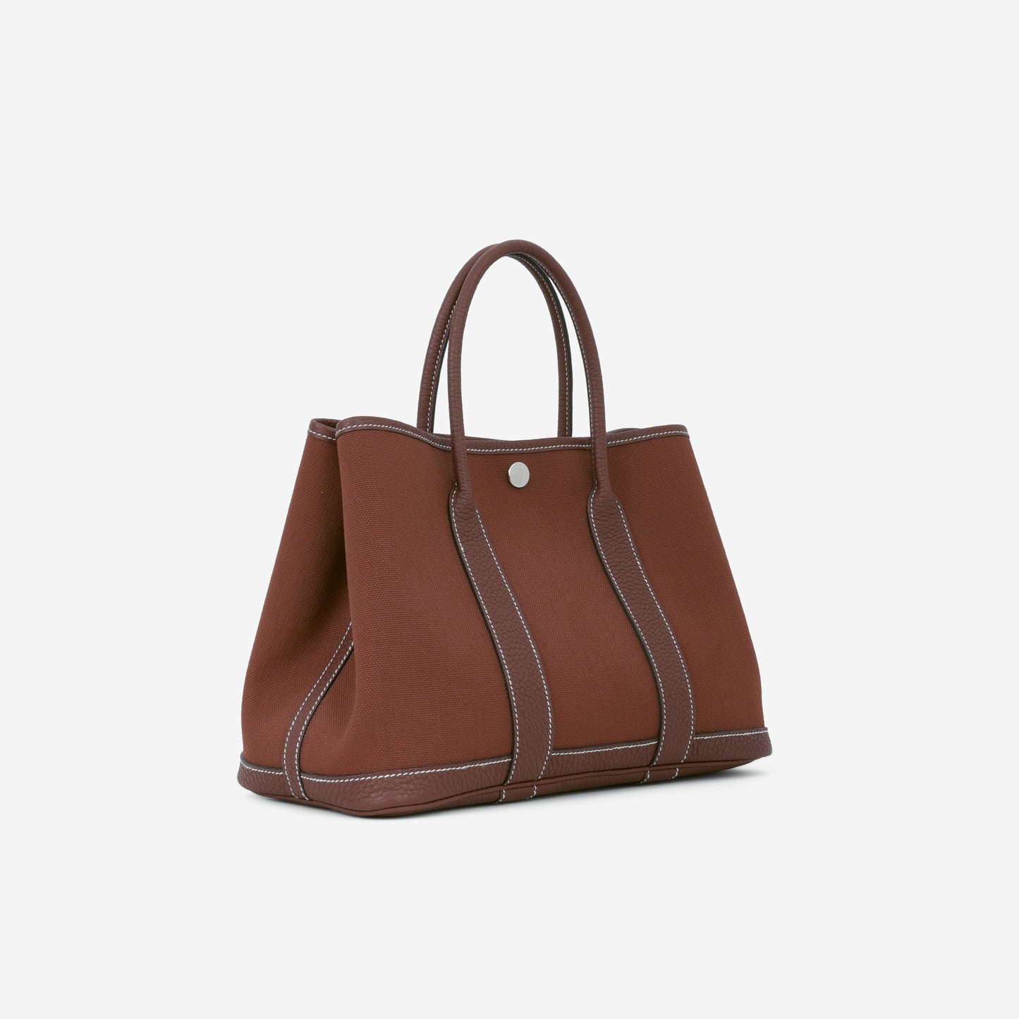 Hermès Garden Party 30 - Rouge H Canvas / Negonda | Palladium Hardware