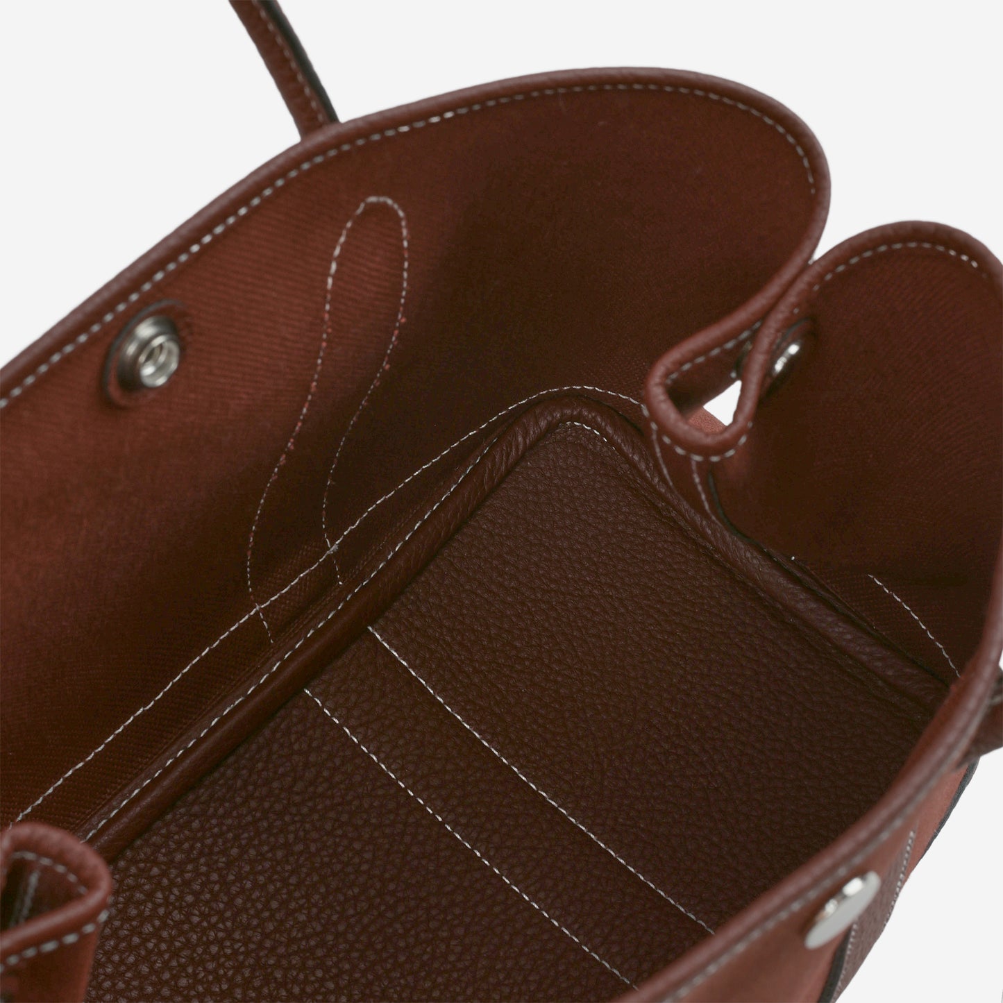 Hermès Garden Party 30 - Rouge H Canvas / Negonda | Palladium Hardware