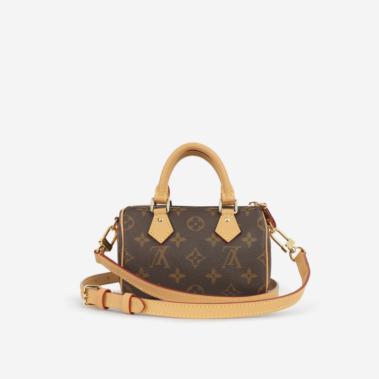 Louis Vuitton Nano Speedy - Monogram | Gold Hardware