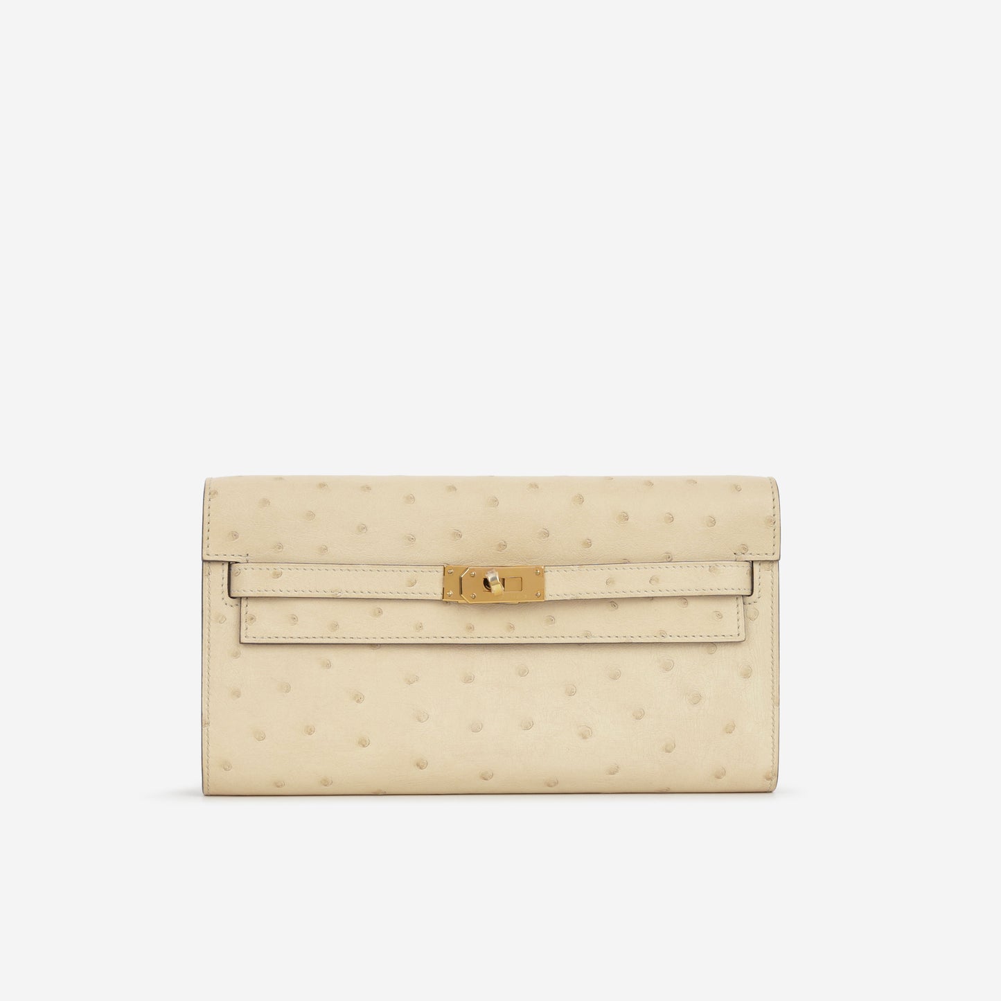 Hermès Kelly To Go - Parchemin Ostrich | Gold Hardware
