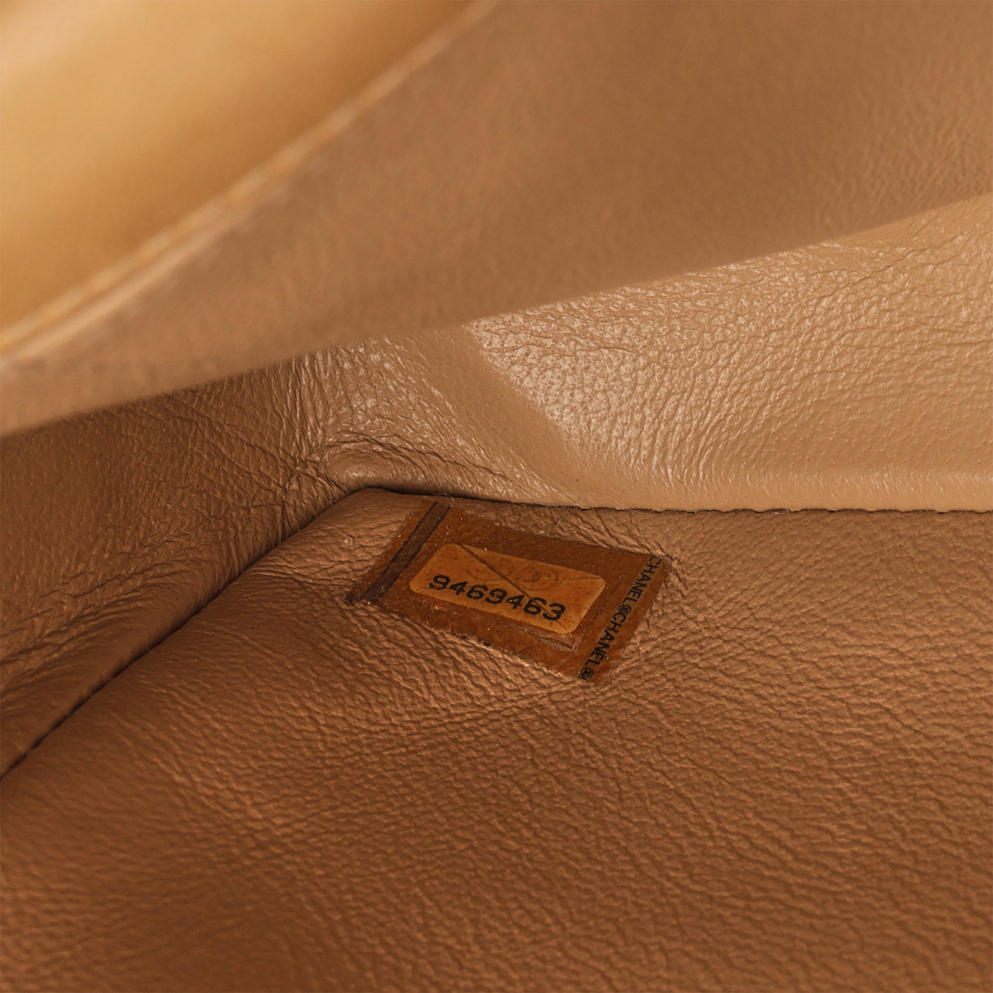 Chanel East West Chocolate Bar - Beige Lambskin | Gold Hardware - Bagista