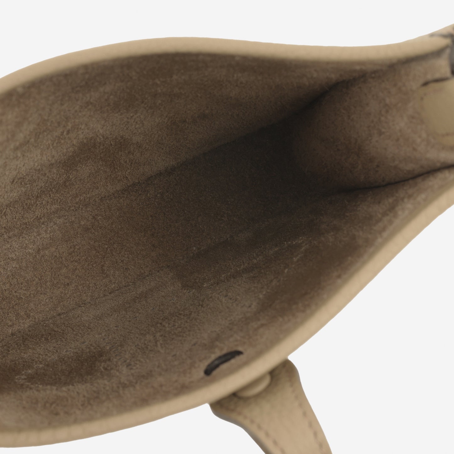 Hermès Mini Evelyne 16 - Beige Marfa Clemence / Gris Pale & Beige Marfa Strap | Palladium Hardware