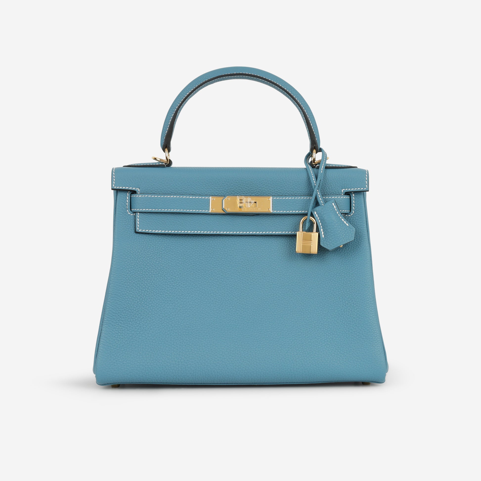 Hermès Kelly 28 - Bleu Jean Togo | Gold Hardware - Bagista