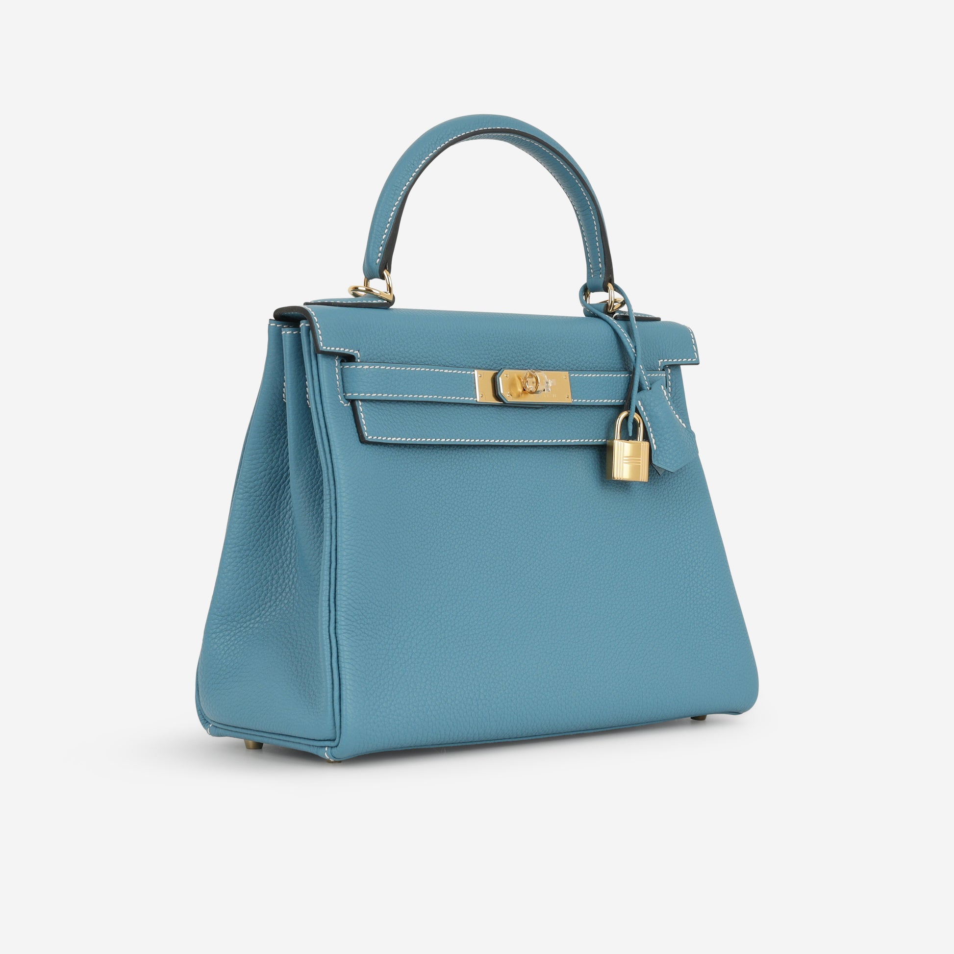 Hermès Kelly 28 - Bleu Jean Togo | Gold Hardware - Bagista