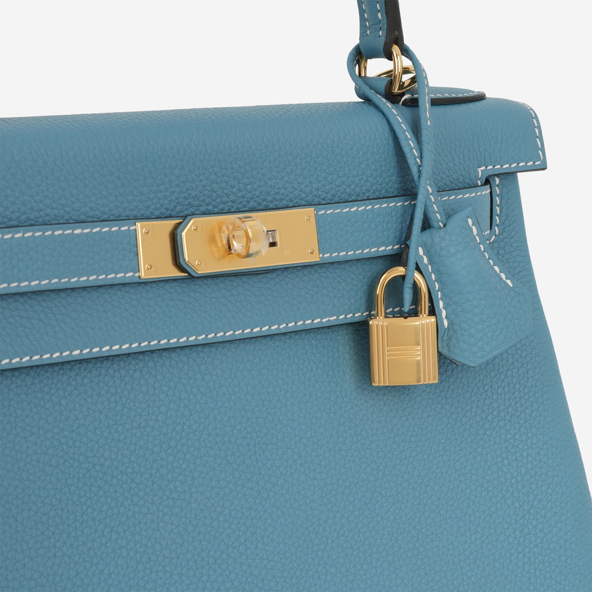 Hermès Kelly 28 - Bleu Jean Togo | Gold Hardware - Bagista