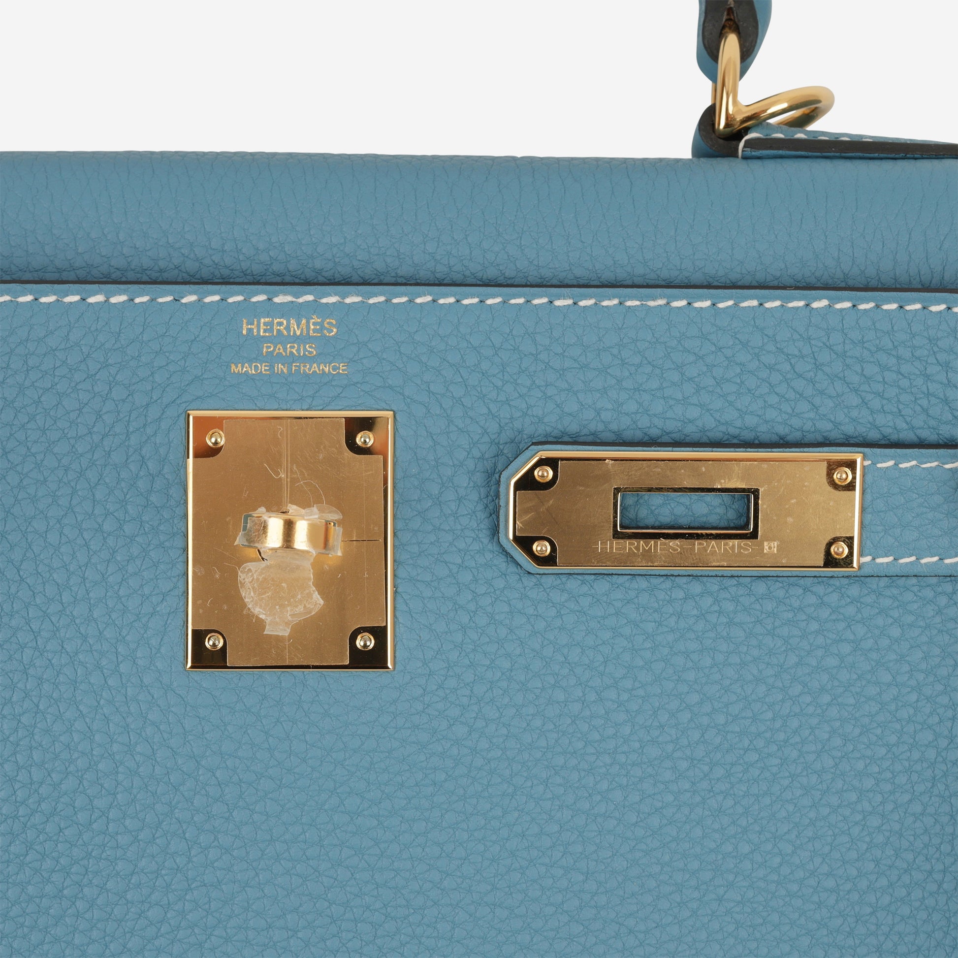 Hermès Kelly 28 - Bleu Jean Togo | Gold Hardware - Bagista
