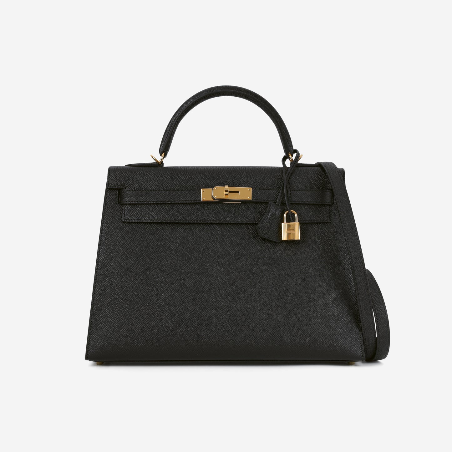 Hermès Kelly 32 - Black Epsom | Gold Hardware