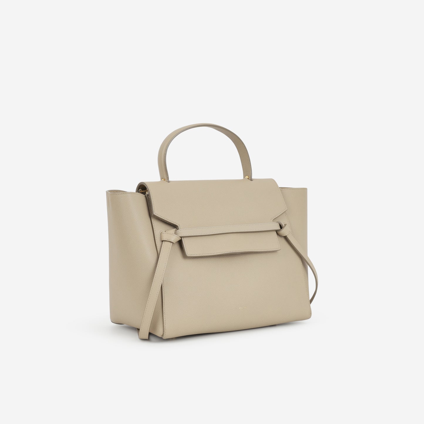 Celine Mini Belt Bag - Beige Grained Leather | Gold Hardware
