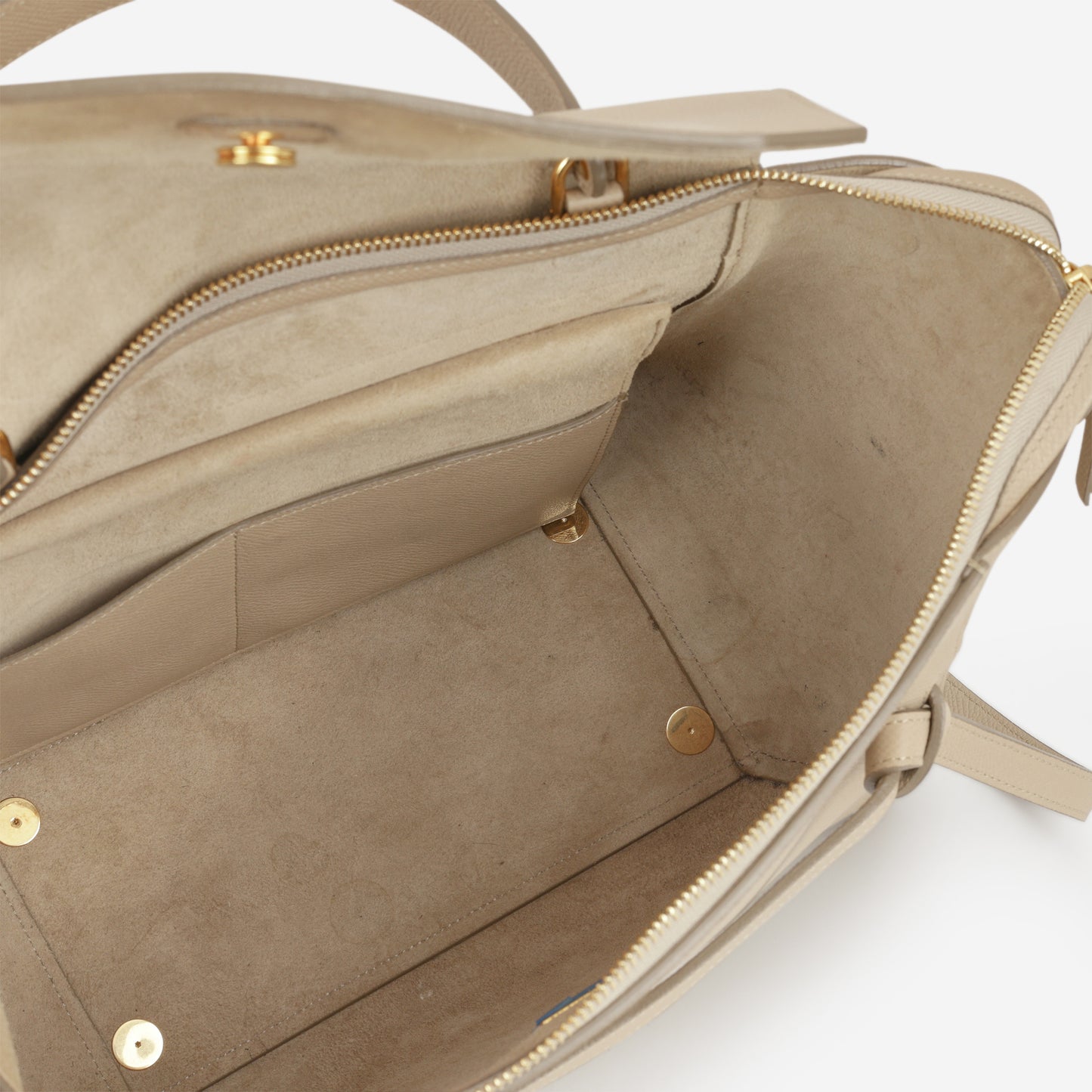 Celine Mini Belt Bag - Beige Grained Leather | Gold Hardware