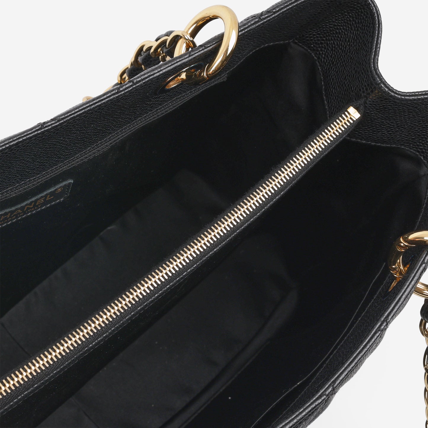 Chanel GST - Black Caviar | Gold Hardware
