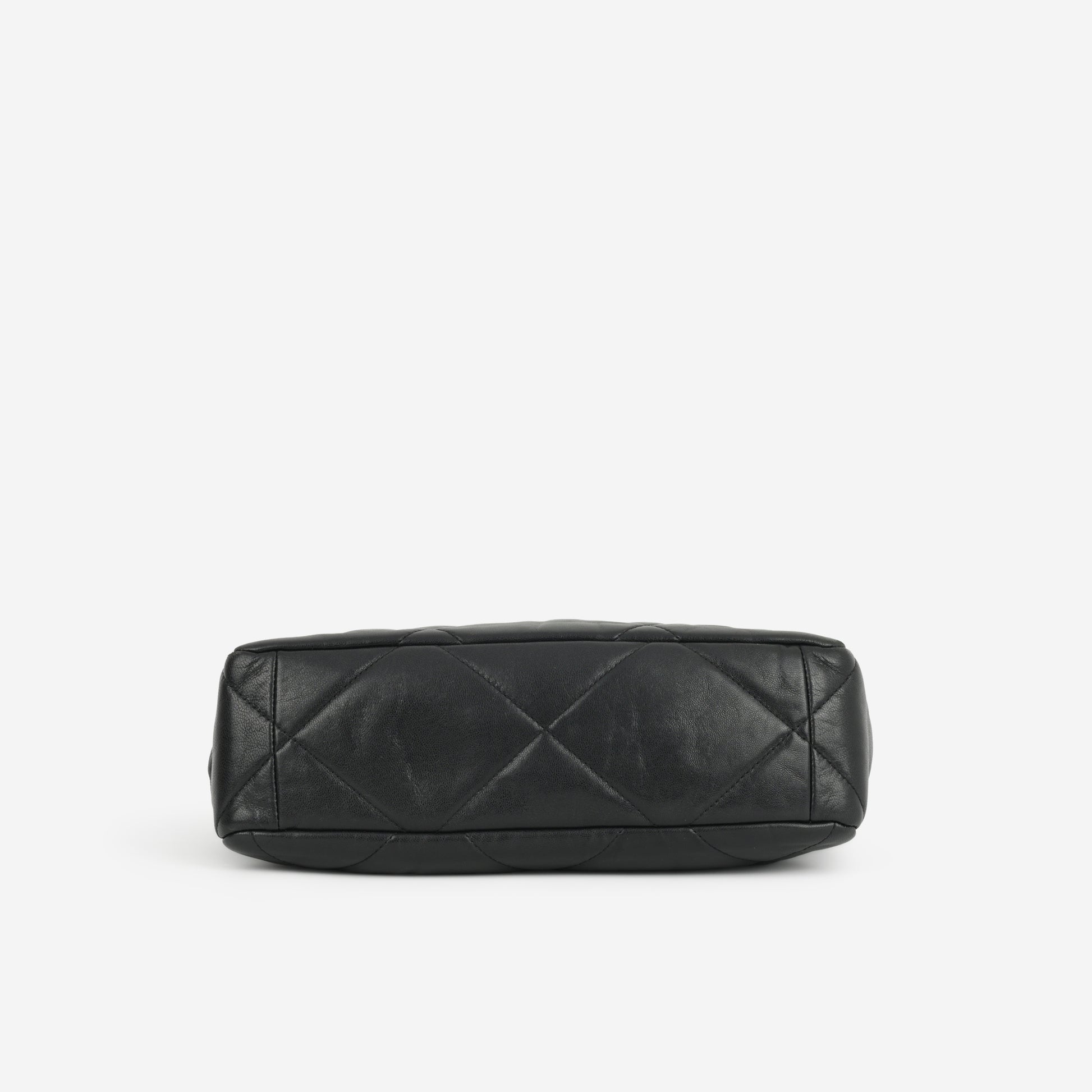 Chanel Large 19 Flap Bag - Black Lambskin | Multi Hardware - Bagista