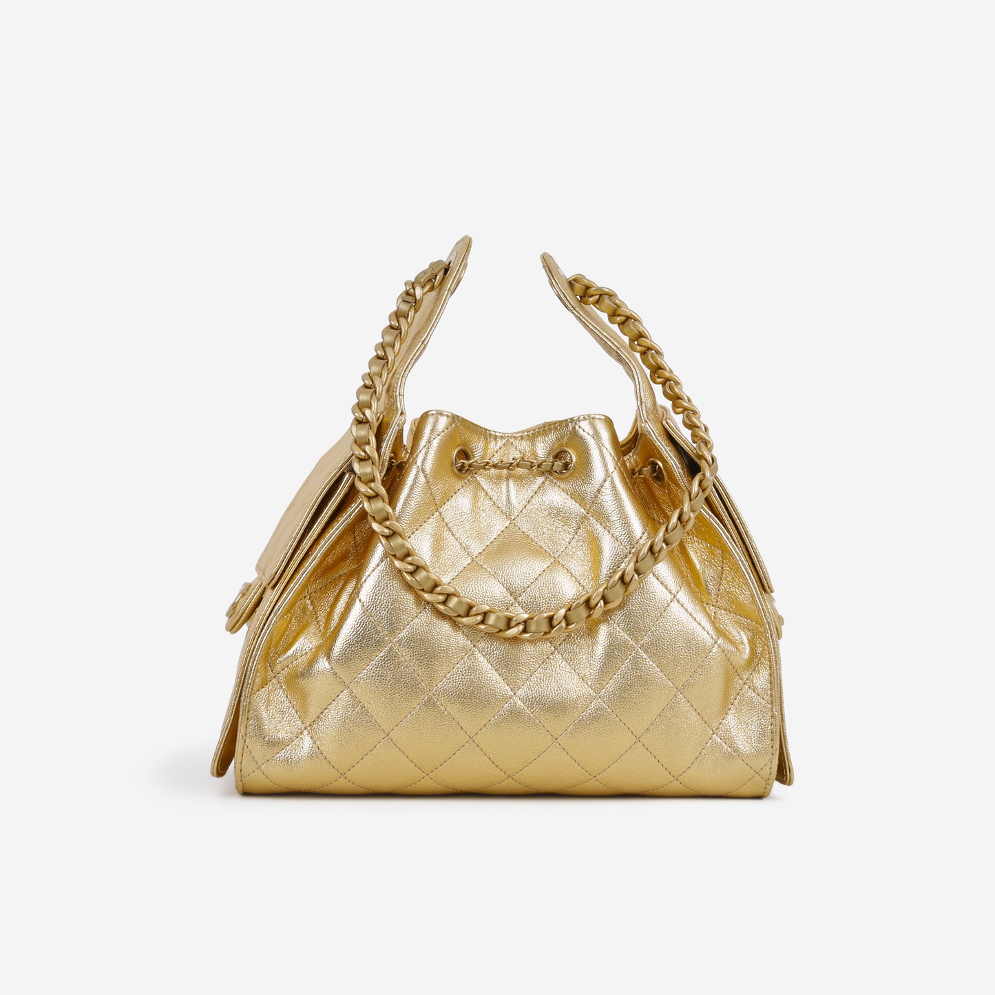 Chanel Small 25 Hobo - Gold Caviar | Gold Hardware