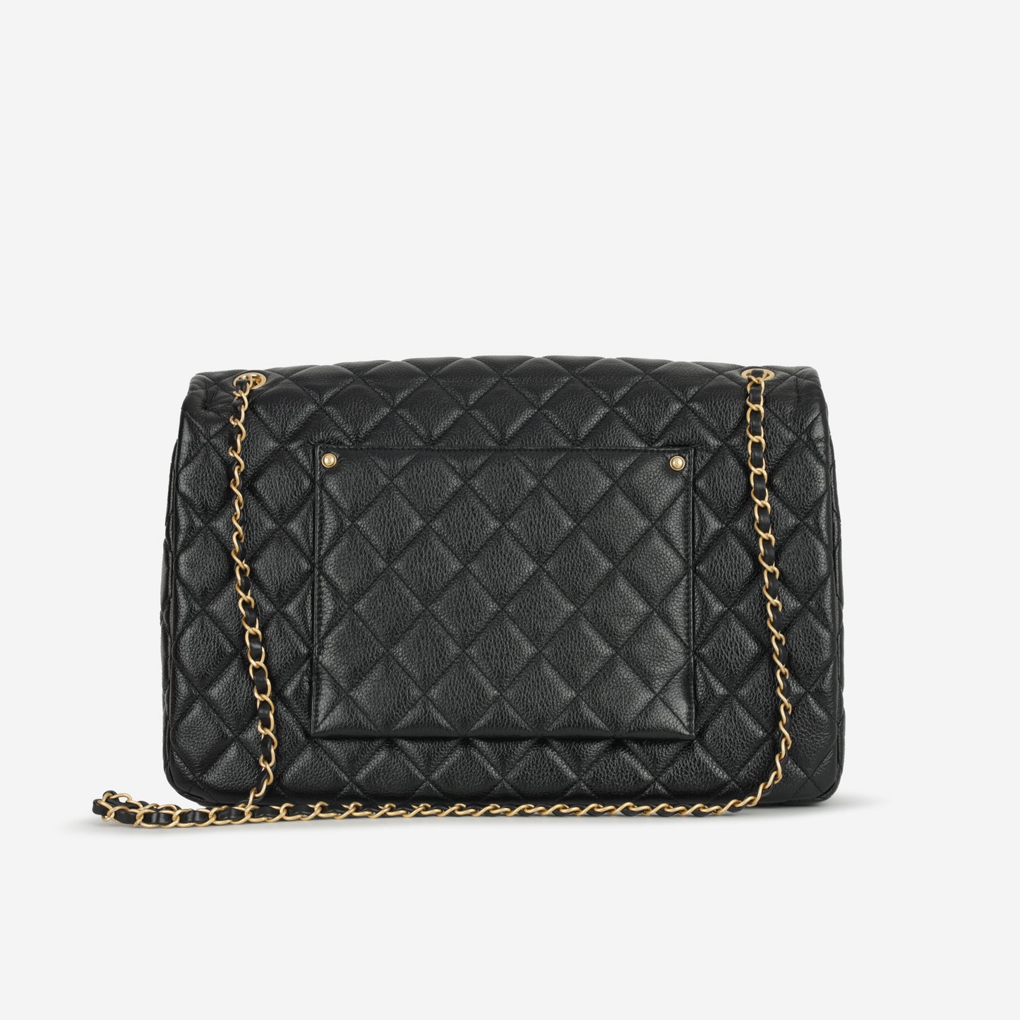 Chanel XXL Airline Maxi Flap - Black Caviar | Gold Hardware