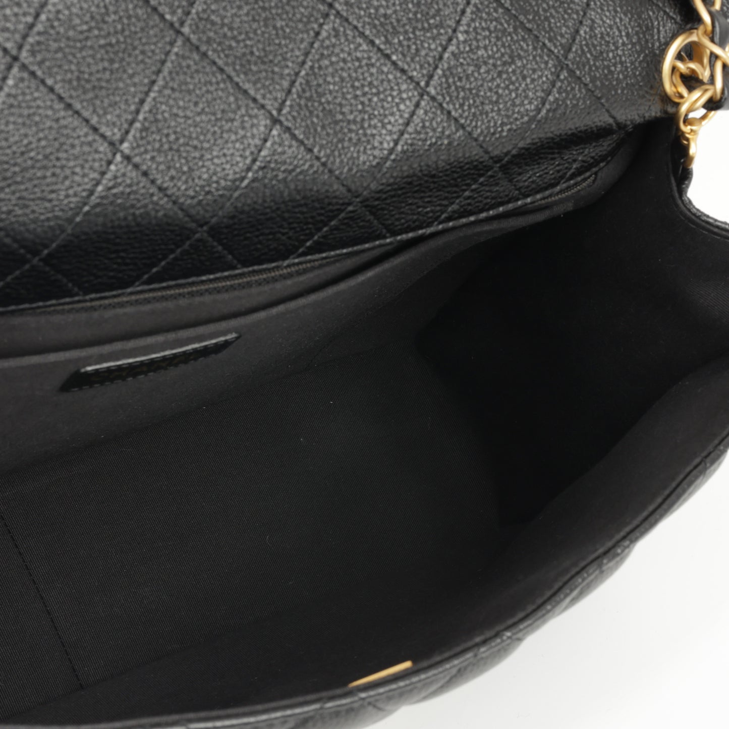 Chanel XXL Airline Maxi Flap - Black Caviar | Gold Hardware