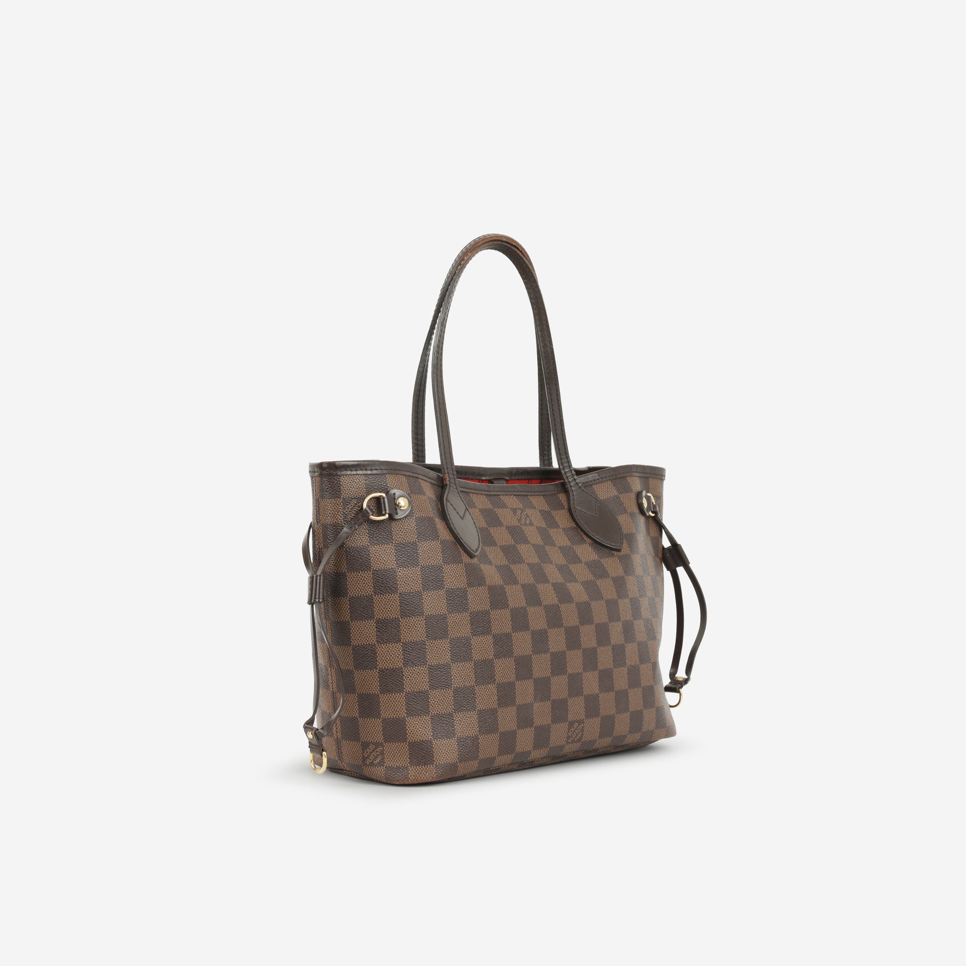 Louis Vuitton Neverfull PM - Damier Ebene | Gold Hardware - Bagista