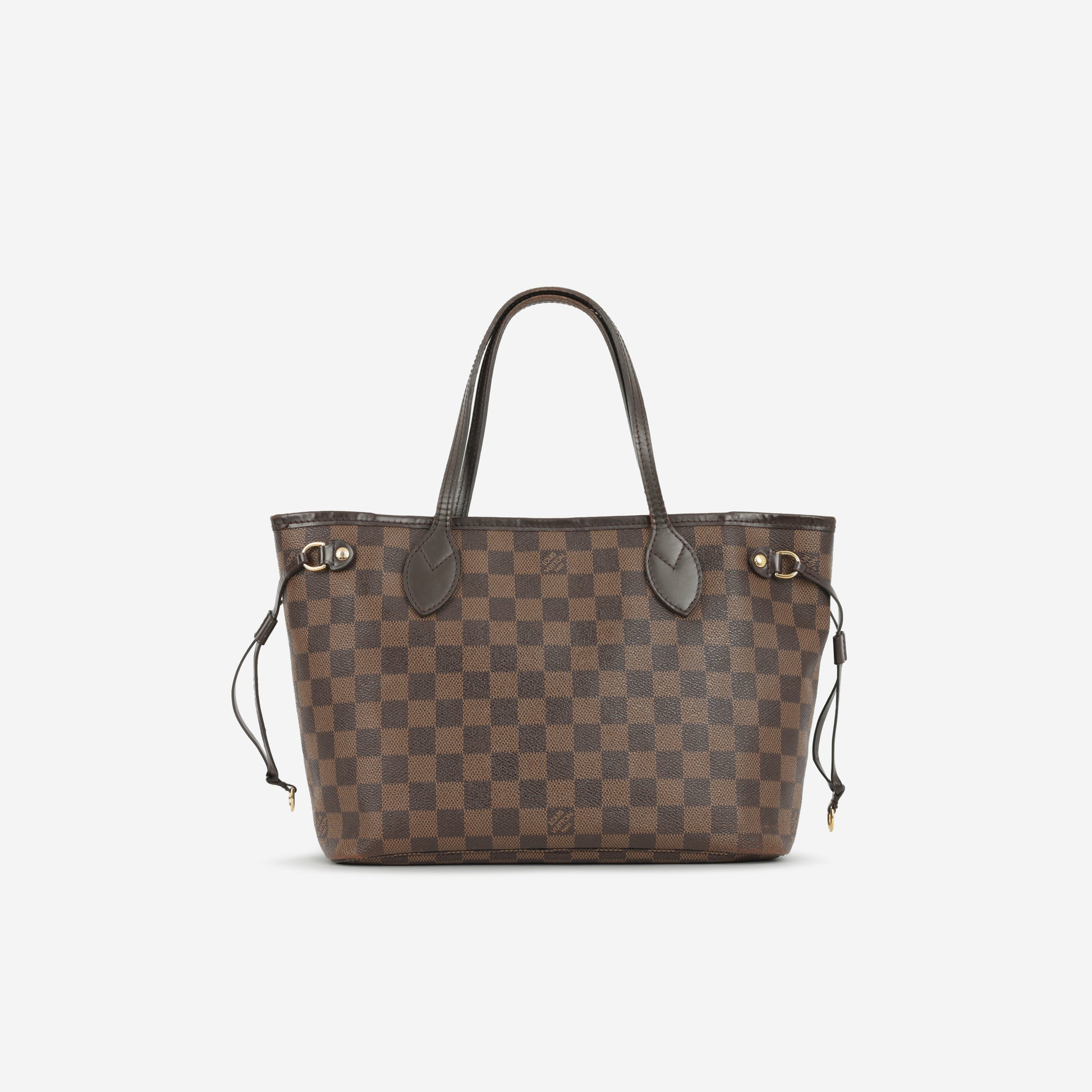 Louis Vuitton Neverfull PM - Damier Ebene | Gold Hardware - Bagista