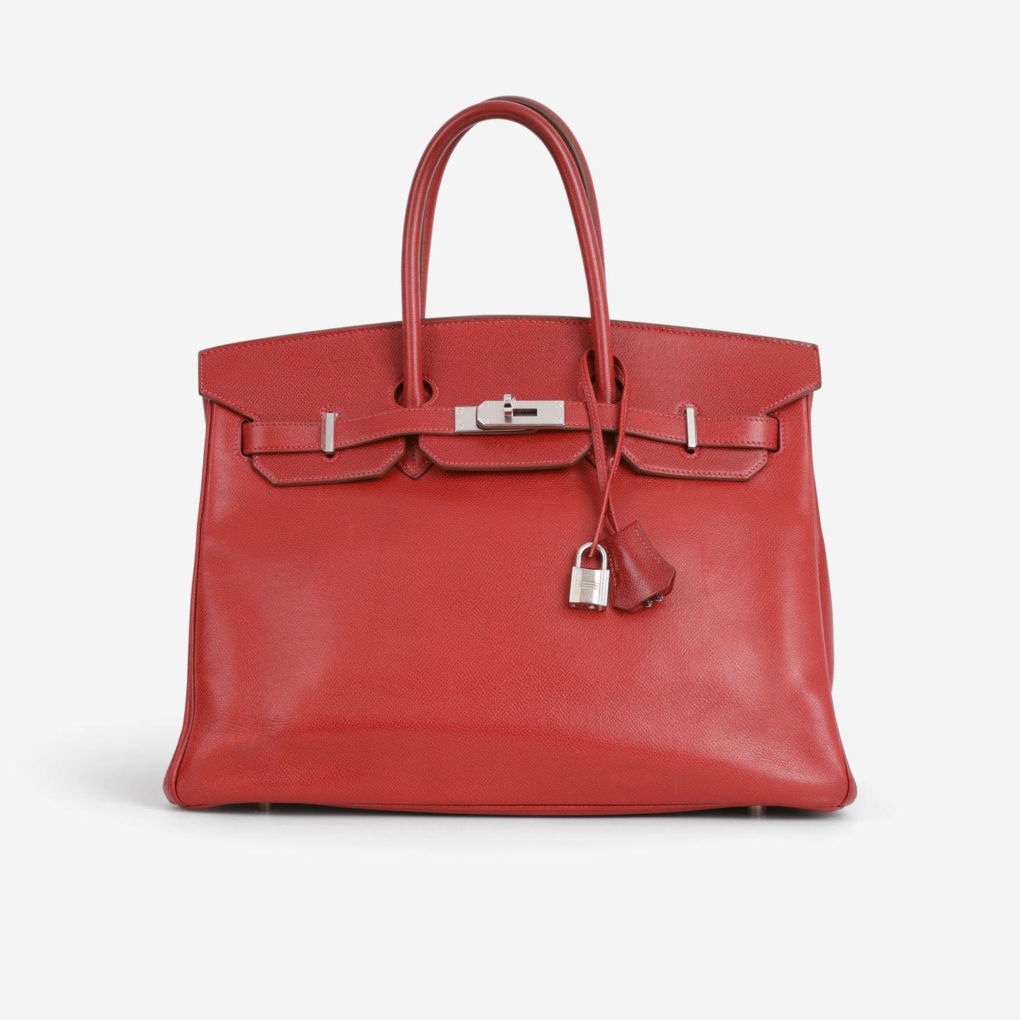 Hermès Birkin 35 - Rouge Amarante Courchevel | Palladium Hardware - Bagista
