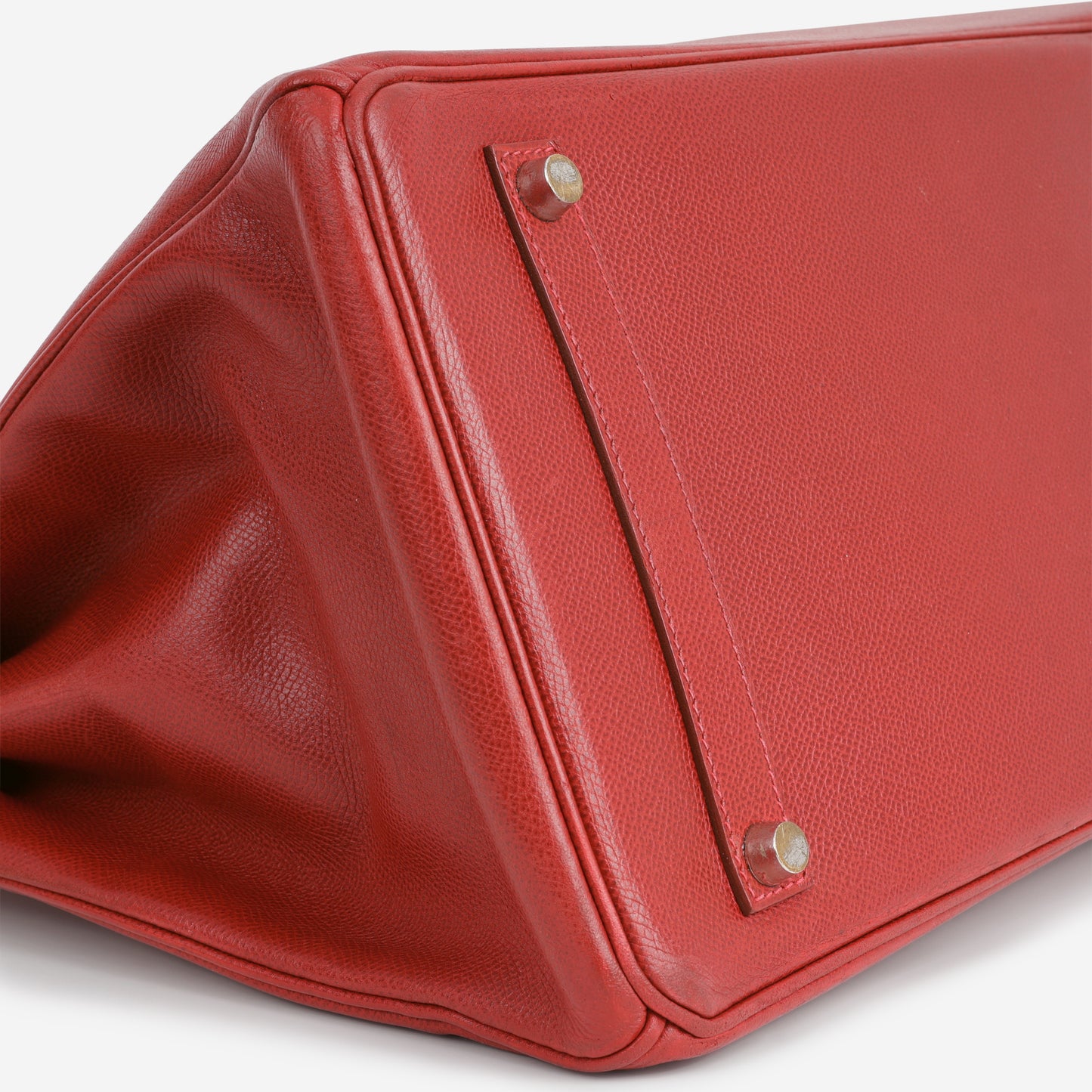 Hermès Birkin 35 - Rouge Amarante Courchevel | Palladium Hardware - Bagista