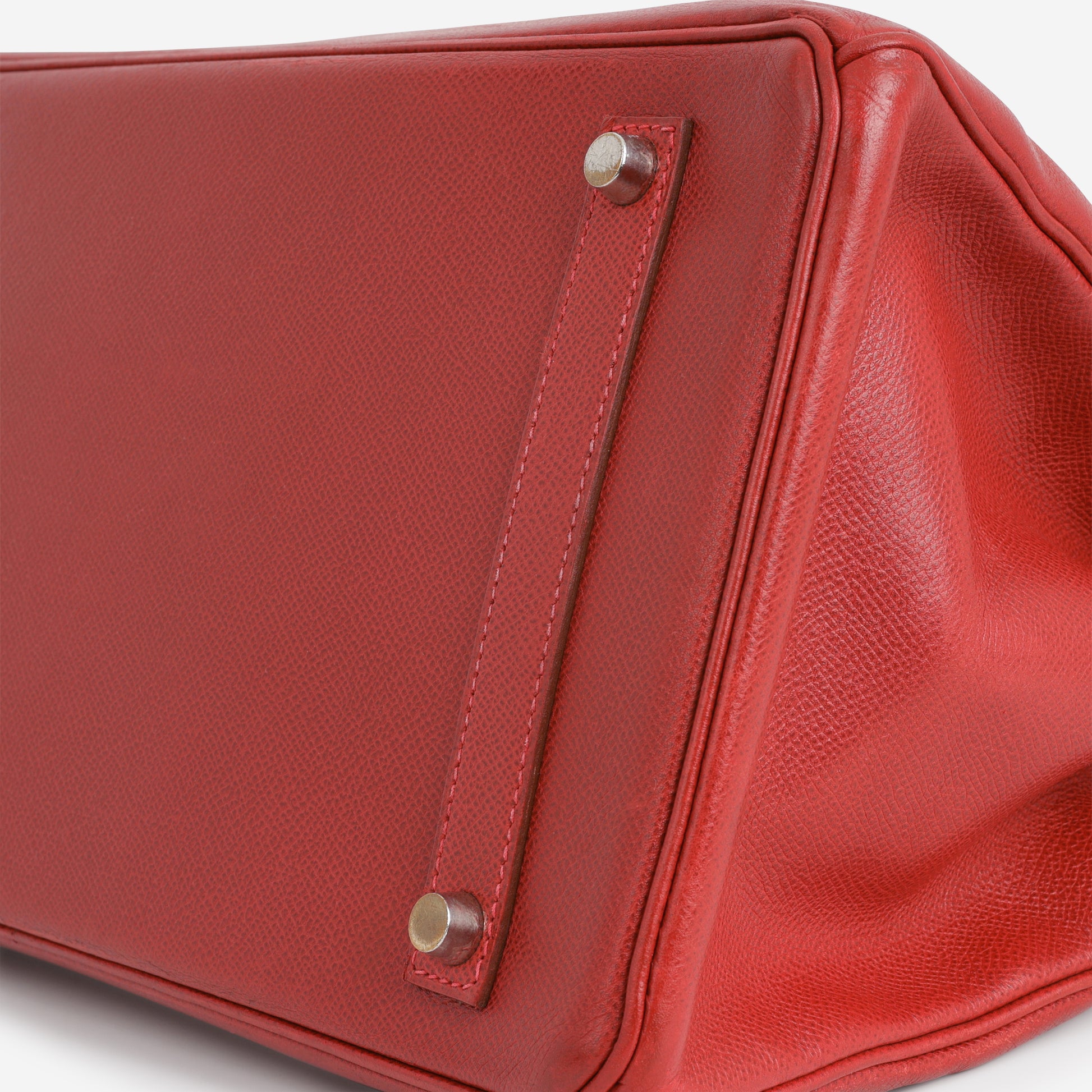 Hermès Birkin 35 - Rouge Amarante Courchevel | Palladium Hardware - Bagista