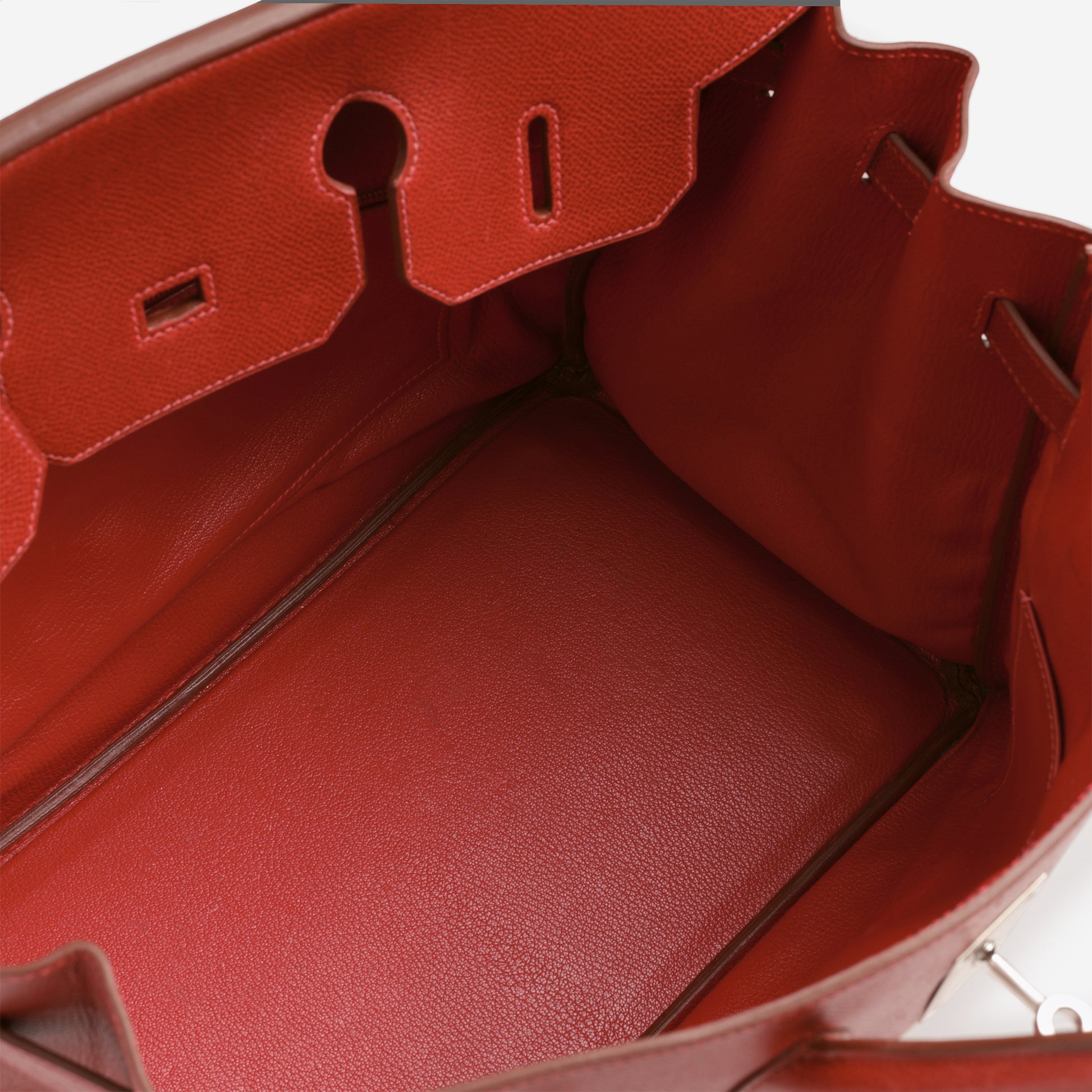 Hermès Birkin 35 - Rouge Amarante Courchevel | Palladium Hardware - Bagista