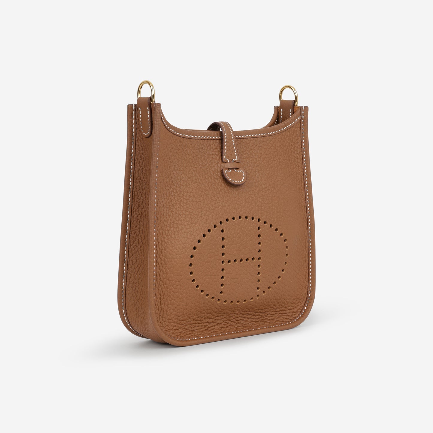 Hermès Mini Evelyne 16  - Gold Clemence | Gold Hardware - Bagista