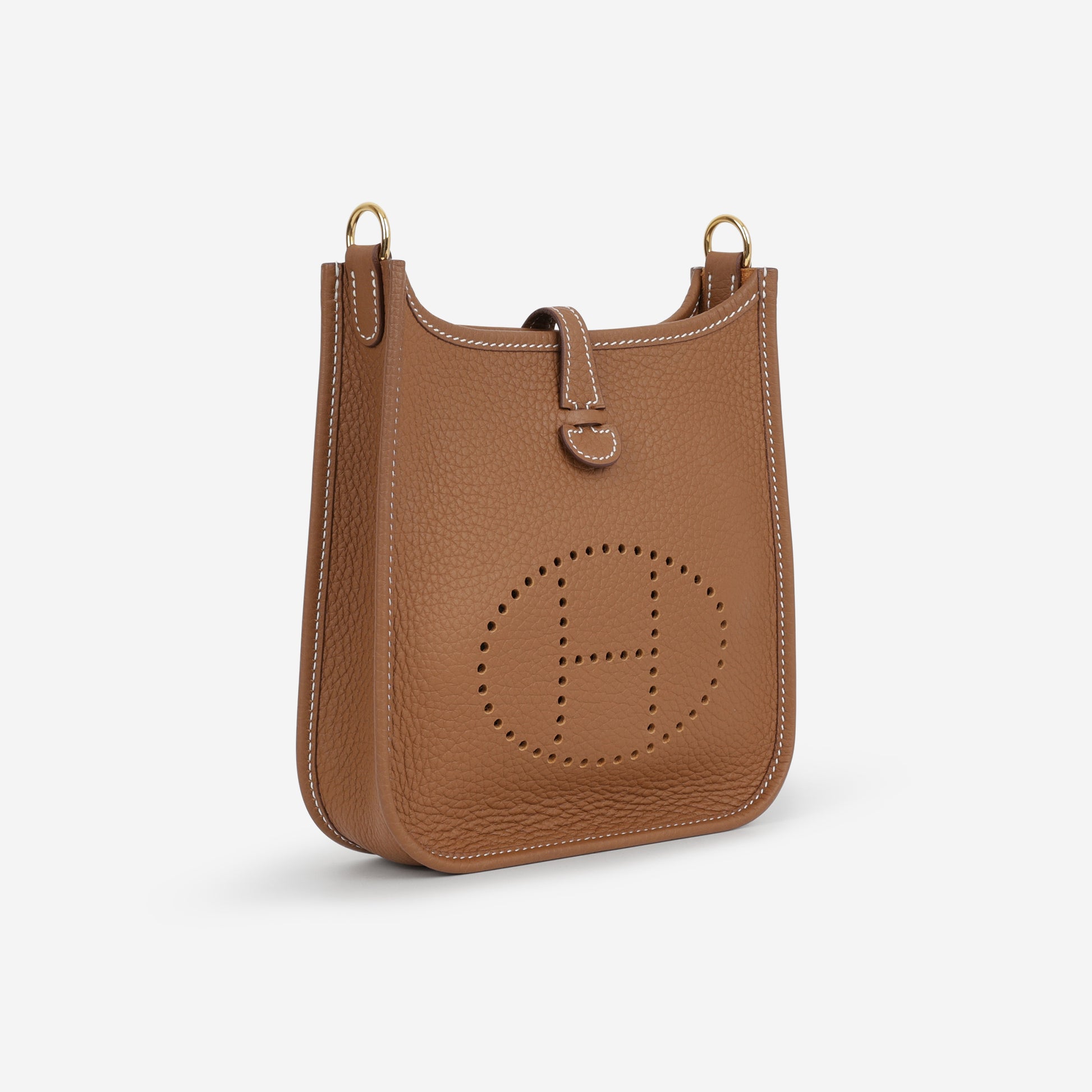 Hermès Mini Evelyne 16  - Gold Clemence | Gold Hardware - Bagista