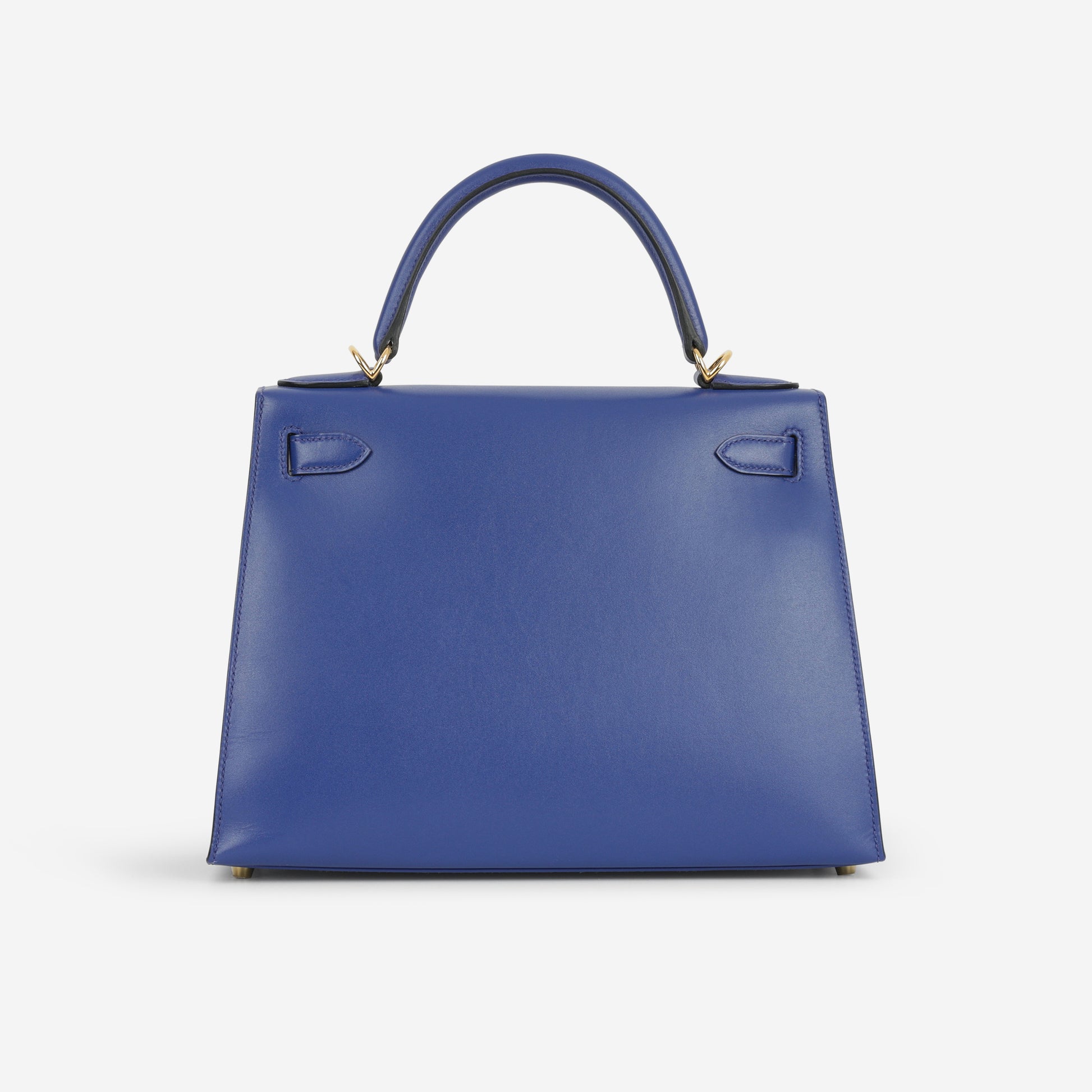 Hermès Kelly 28 - Bleu Electrique Tadelakt | Gold Hardware - Bagista