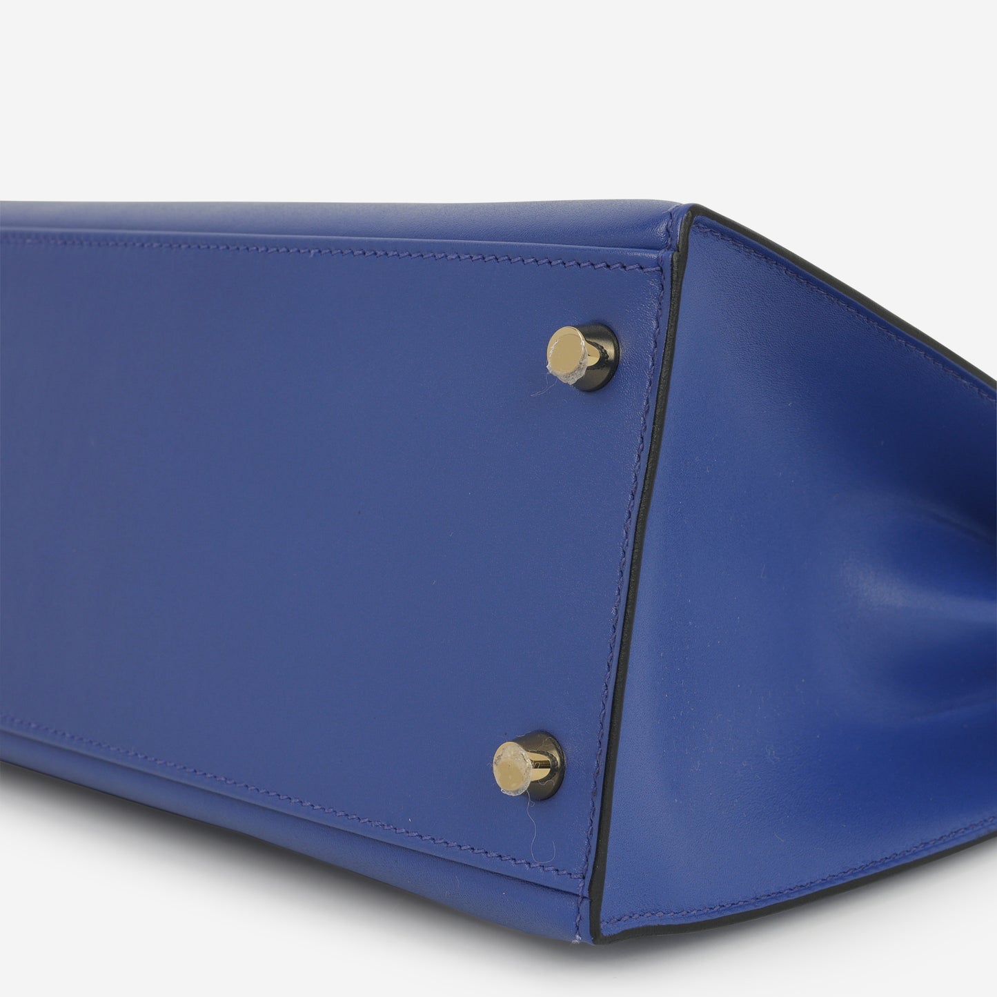 Hermès Kelly 28 - Bleu Electrique Tadelakt | Gold Hardware - Bagista
