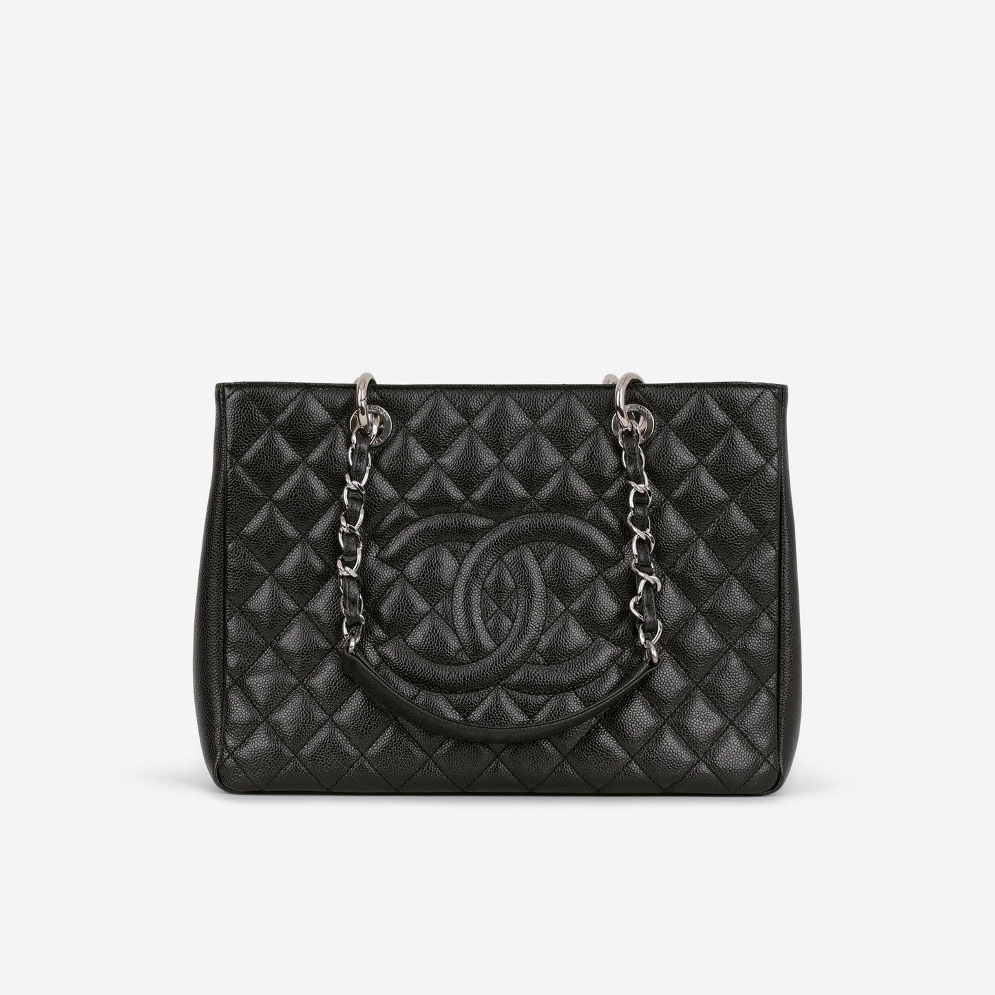 Chanel GST - Black Caviar | Silver Hardware