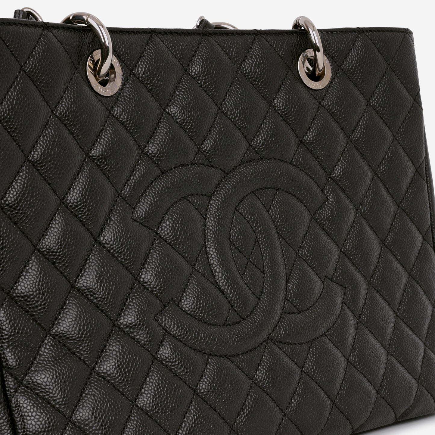 Chanel GST - Black Caviar | Silver Hardware