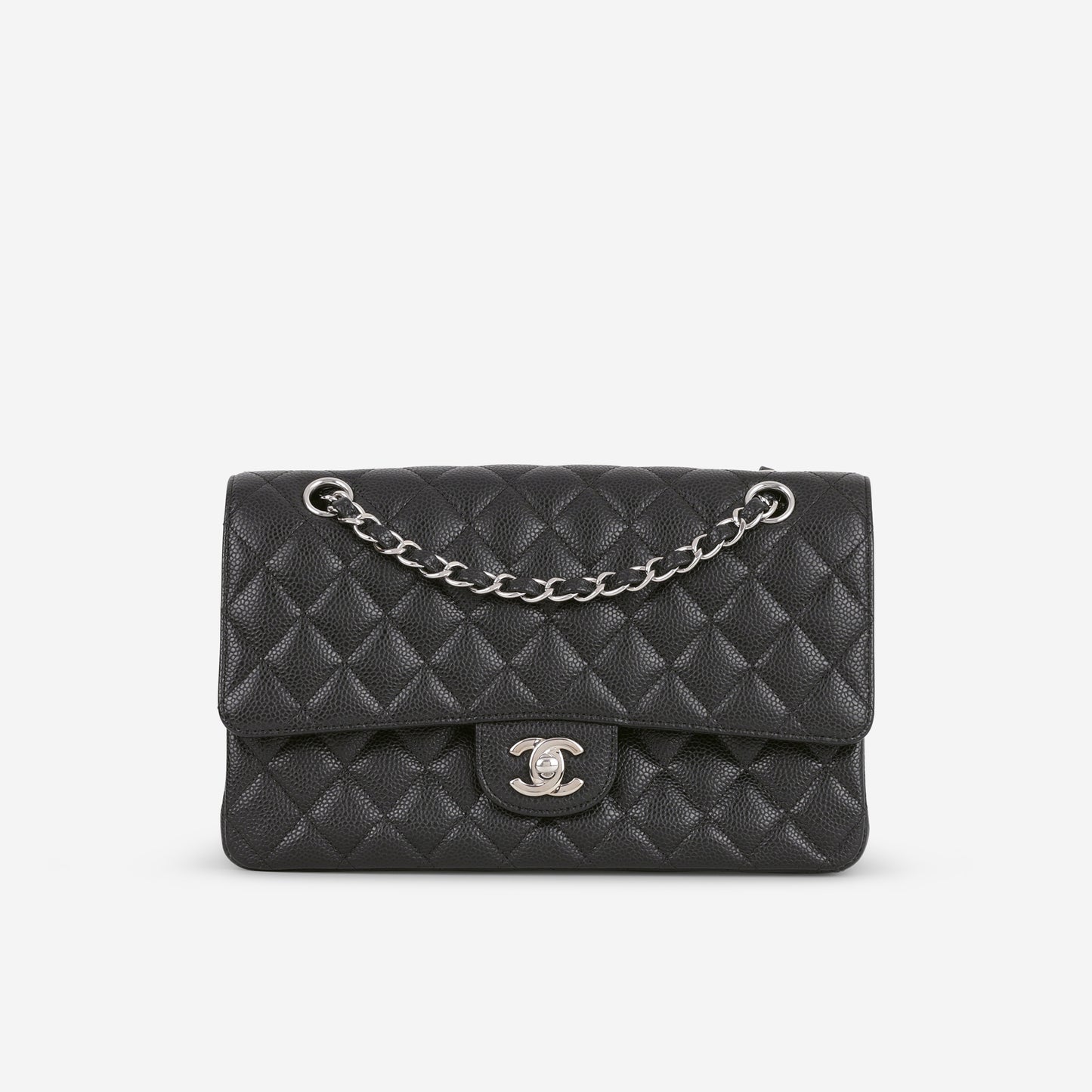 Chanel Medium Classic Flap - Black Caviar | Silver Hardware (2014)