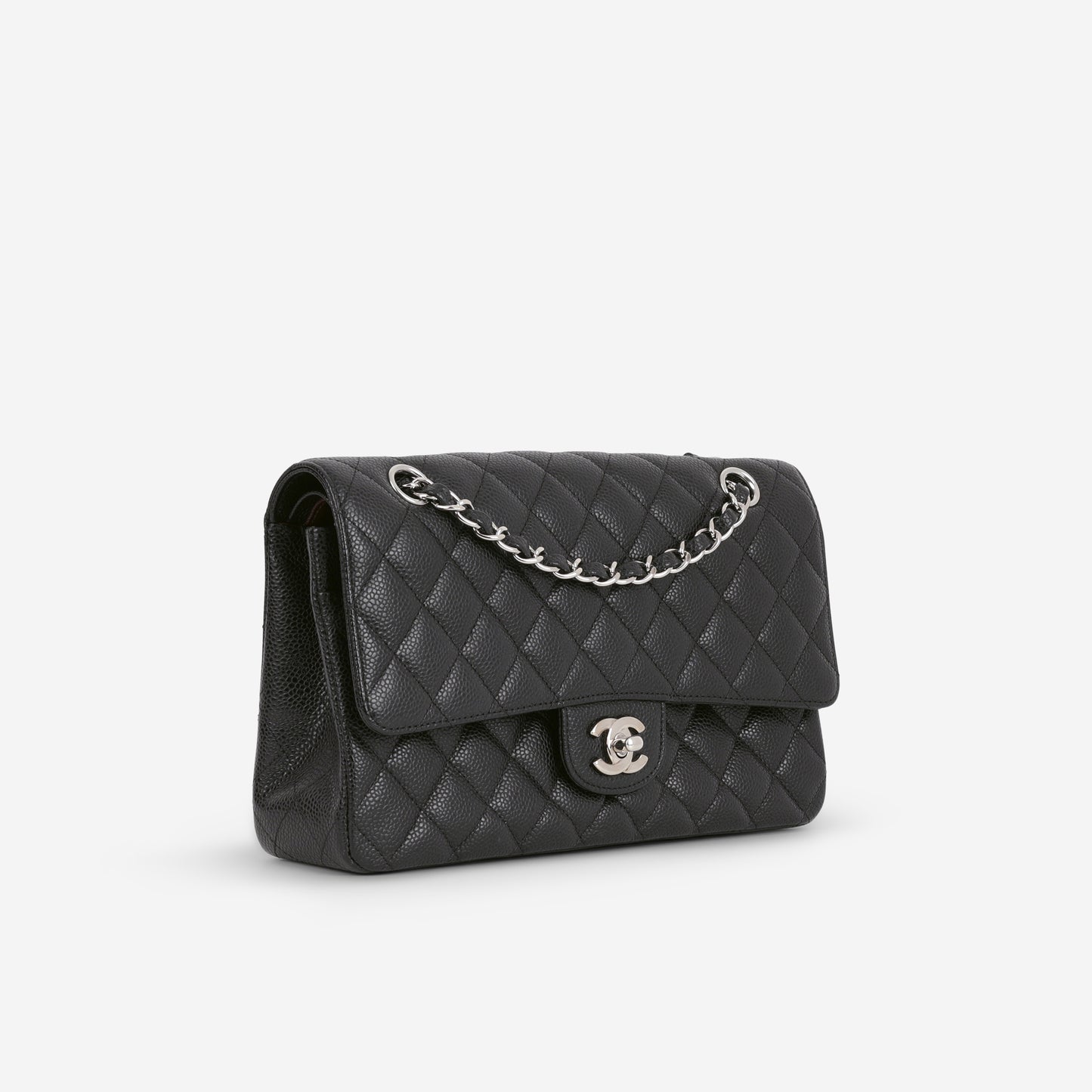 Chanel Medium Classic Flap - Black Caviar | Silver Hardware (2014)