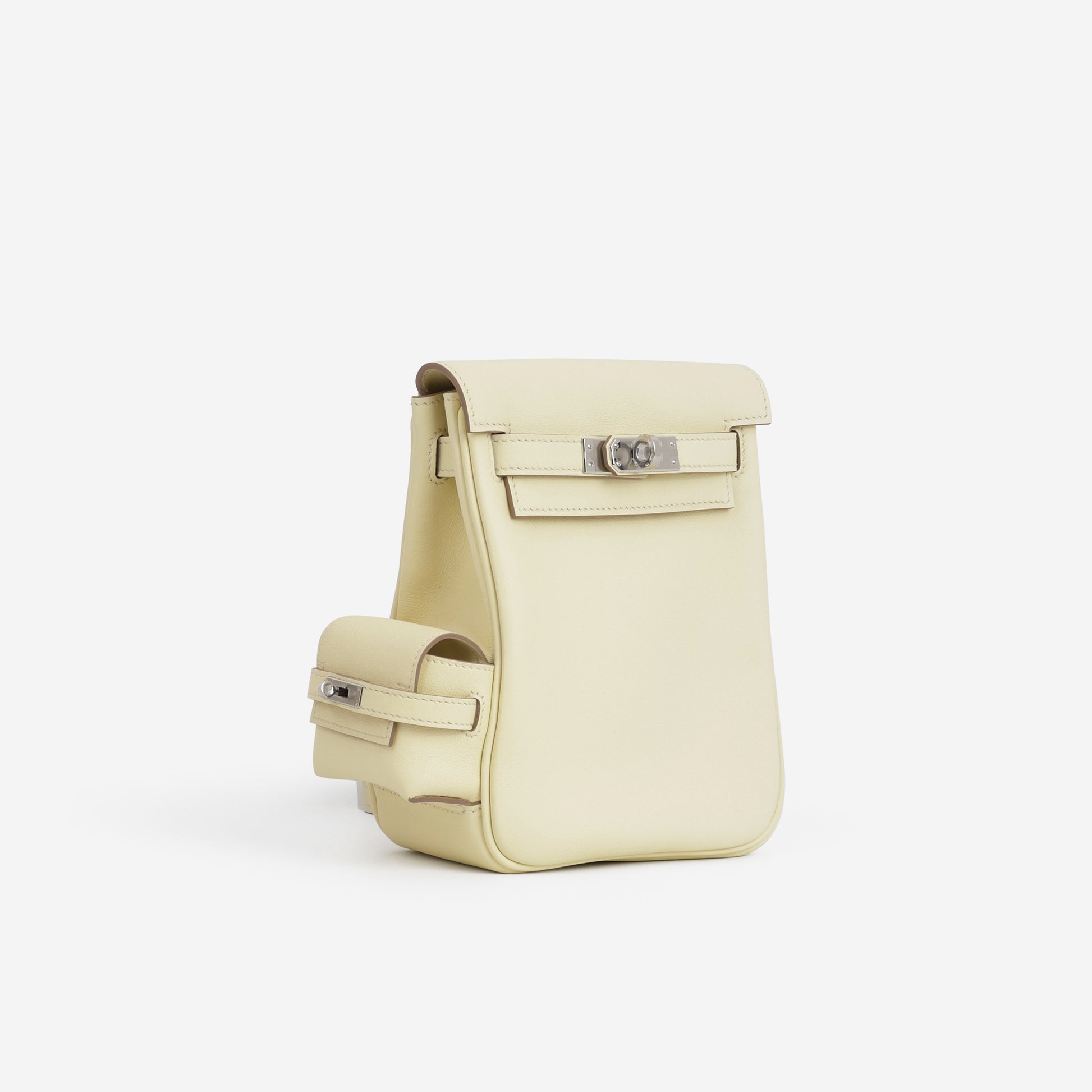 Hermès Kelly Jump Backpack - Jaune Milton Swift | Palladium Hardware - Bagista