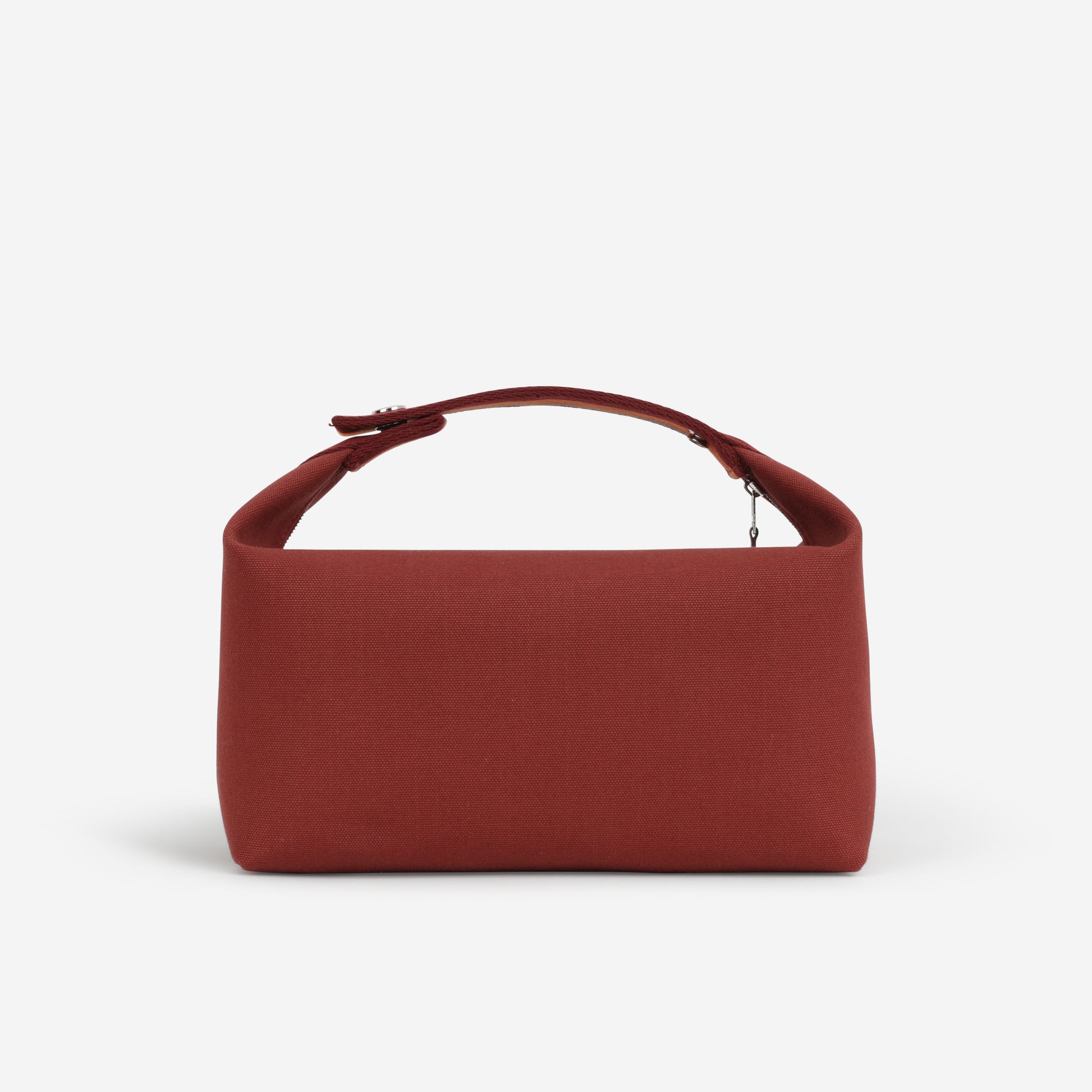 Hermès Bride-A-Brac Pavillion GM - Rouge H Canvas | Palladium Hardware - Bagista