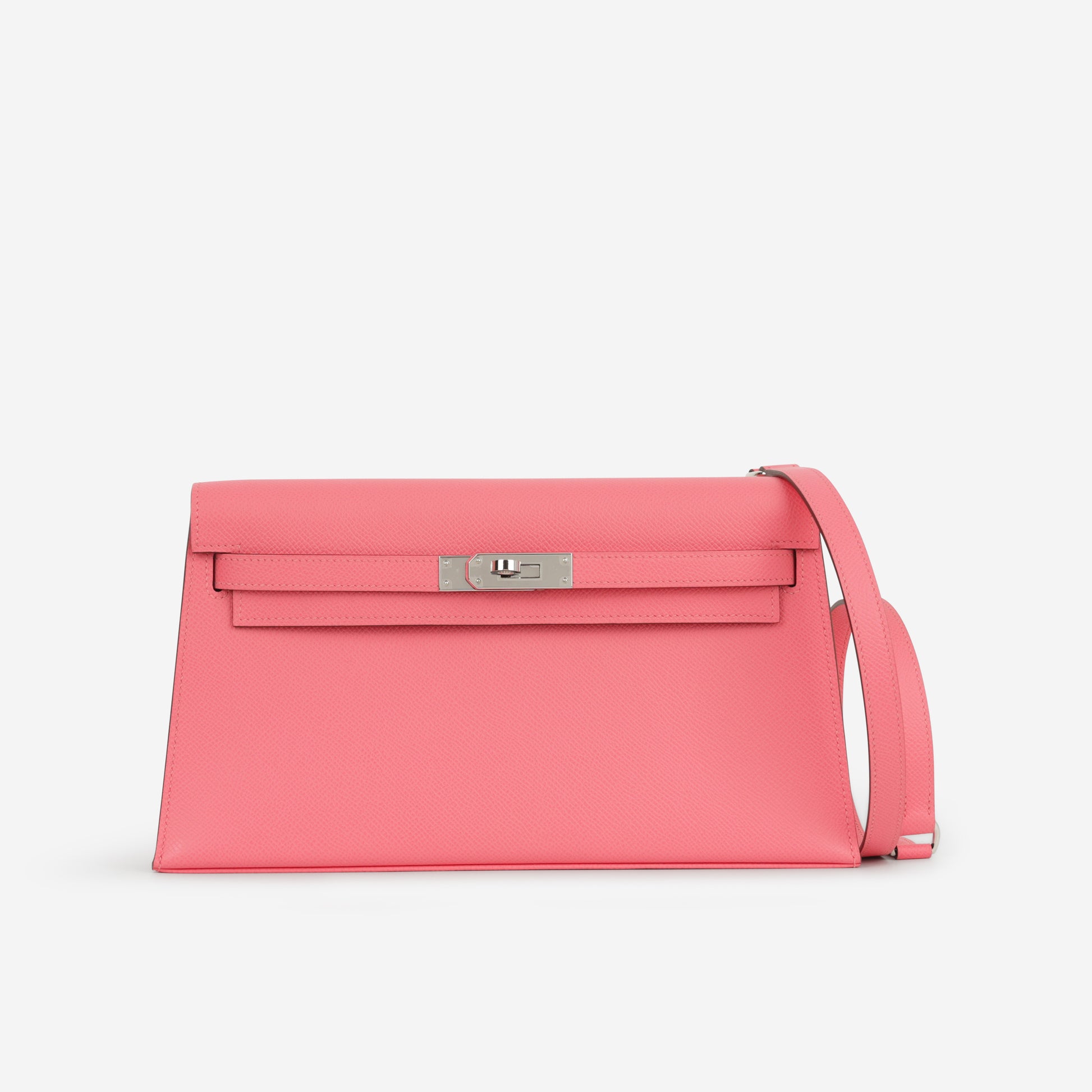 Hermès Kelly Elan - Rose Azalee Epsom | Palladium Hardware - Bagista