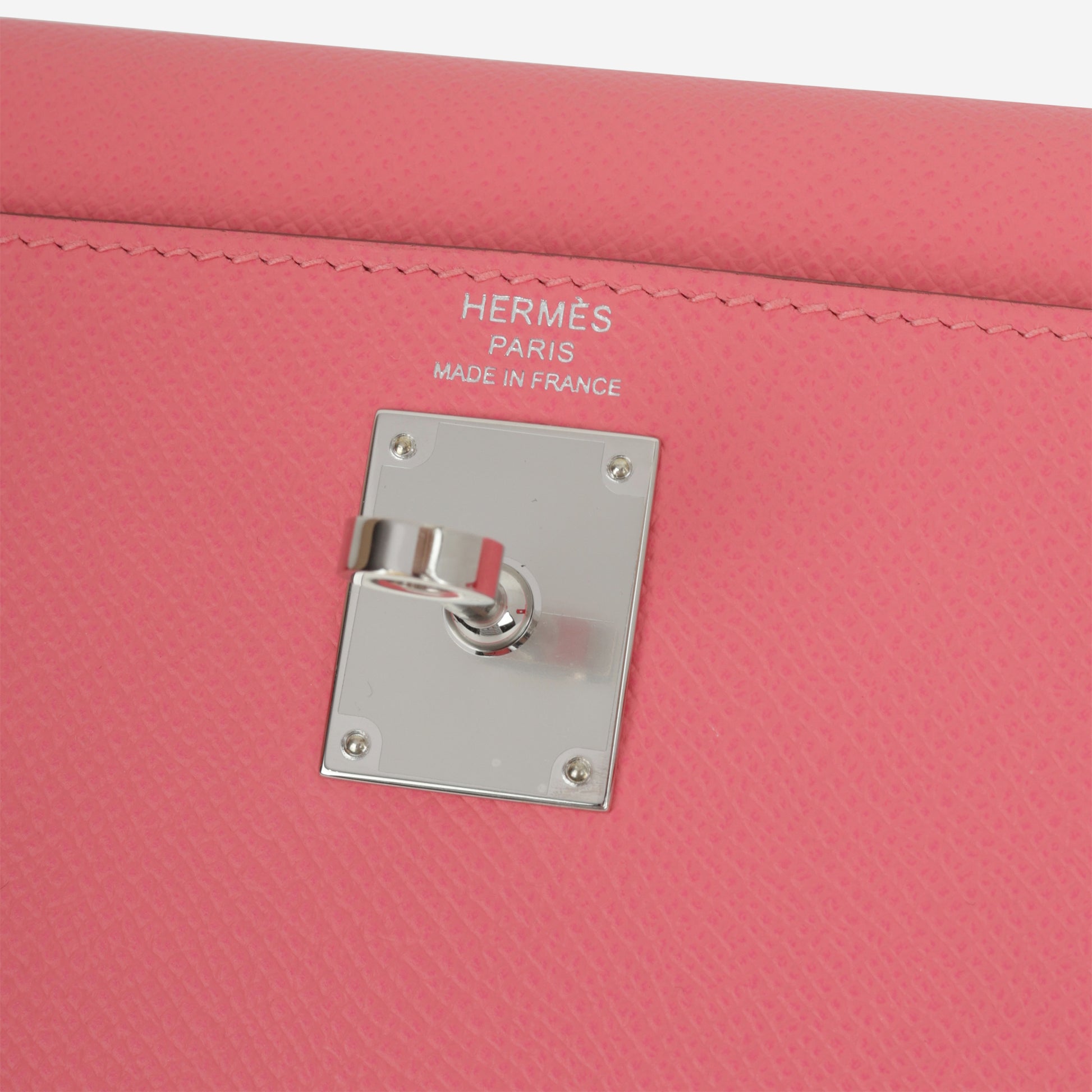 Hermès Kelly Elan - Rose Azalee Epsom | Palladium Hardware - Bagista