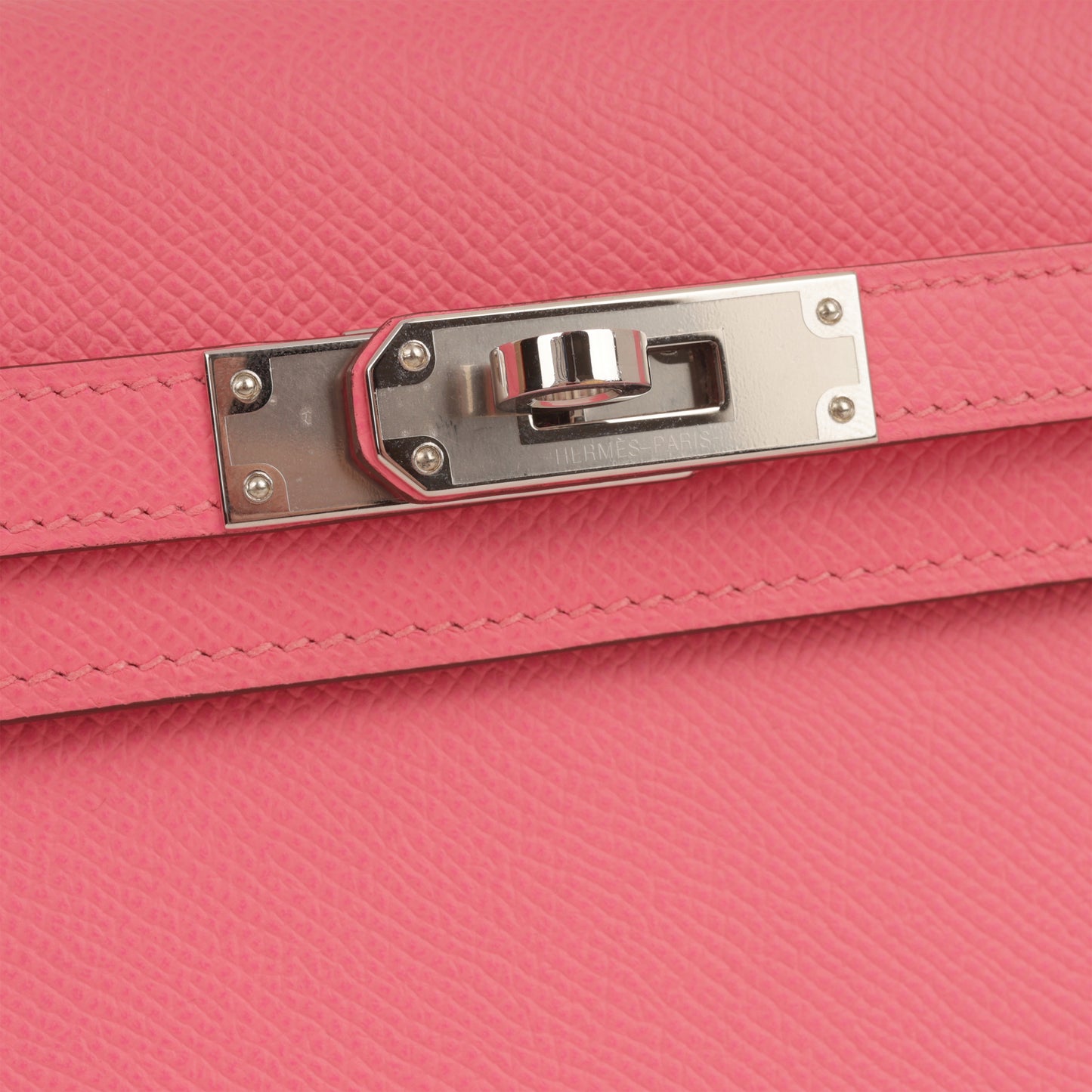 Hermès Kelly Elan - Rose Azalee Epsom | Palladium Hardware - Bagista