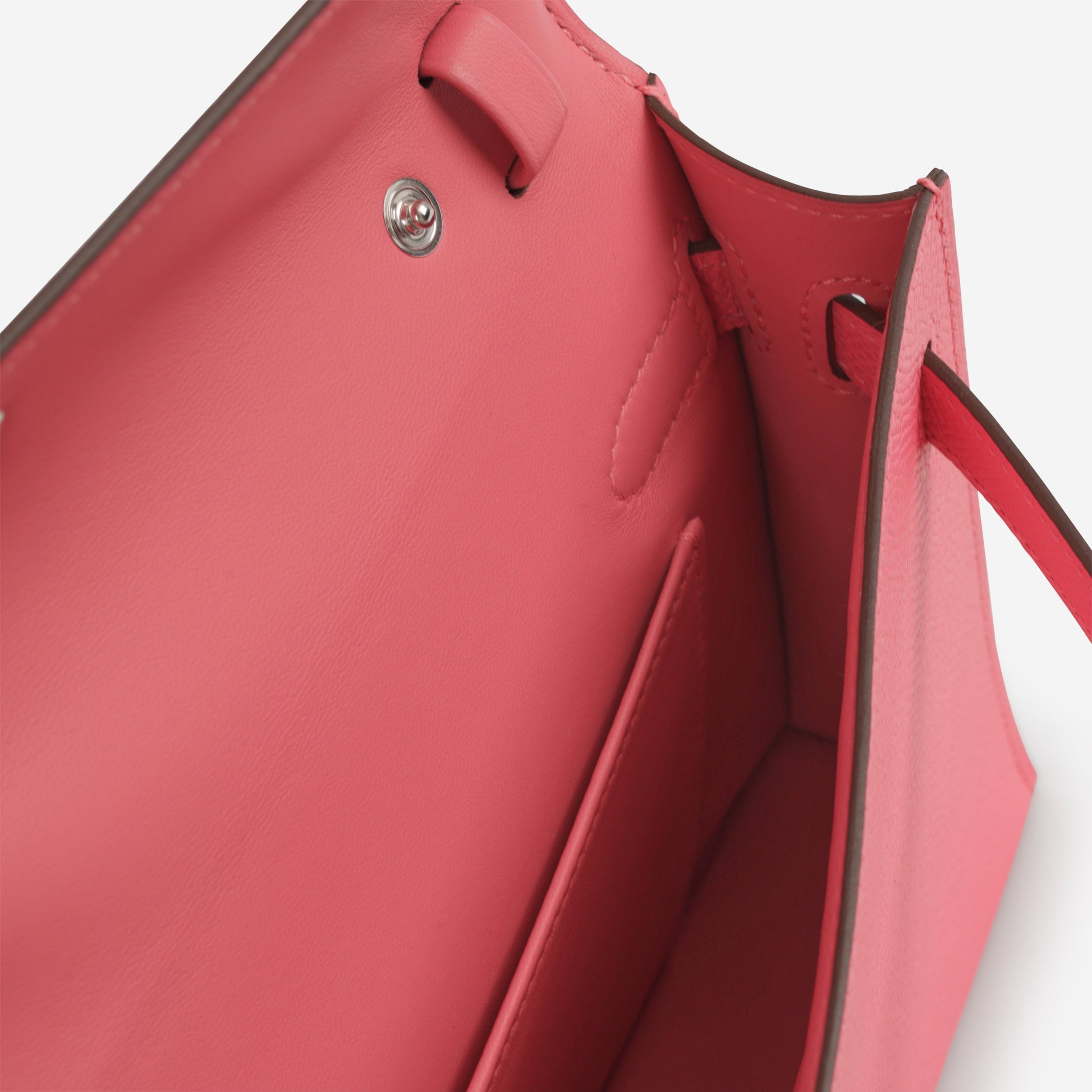 Hermès Kelly Elan - Rose Azalee Epsom | Palladium Hardware - Bagista