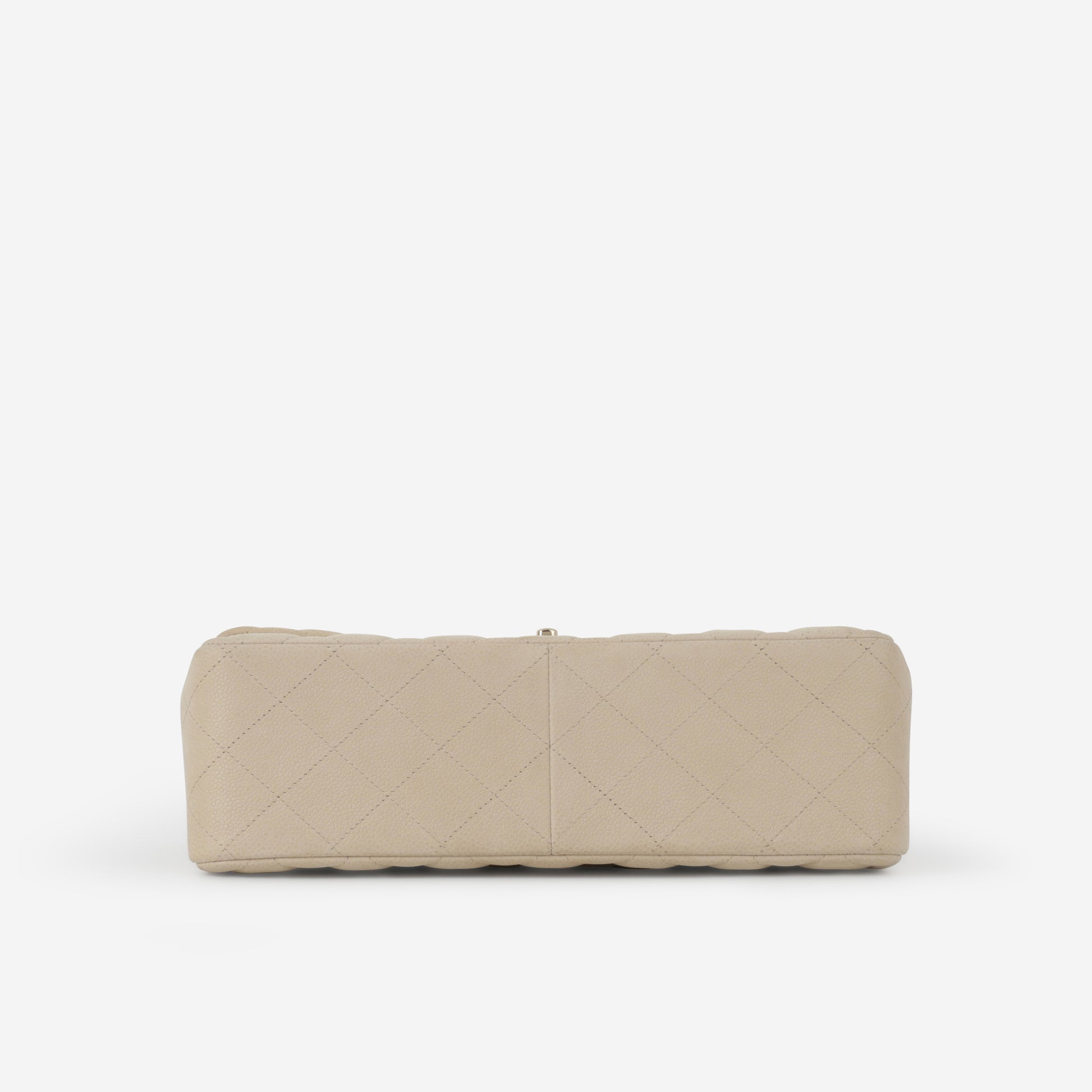 Chanel Classic Jumbo Double Flap - Beige Matte Caviar | Champagne Gold Hardware - Bagista