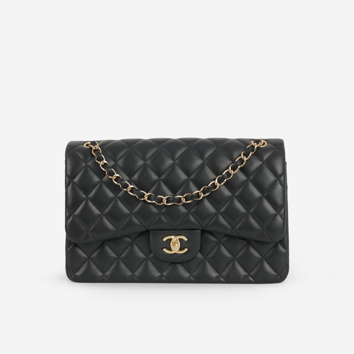 Chanel Classic Flap Bag - Jumbo Classic Flap | Gold Hardware - Bagista