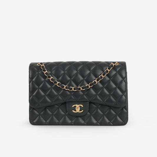 Chanel Classic Flap Bag - Jumbo Classic Flap | Gold Hardware - Bagista