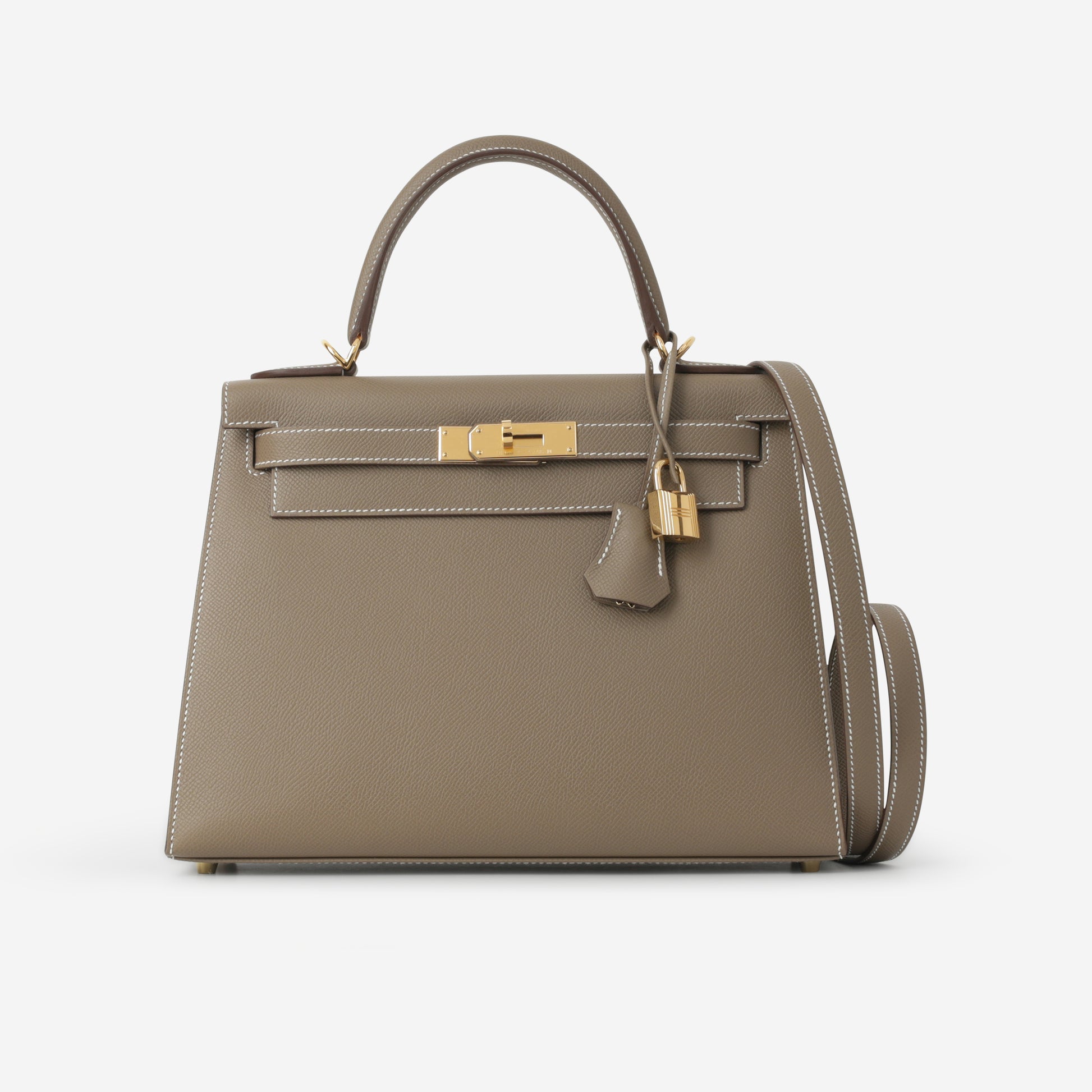 Hermès Kelly 28 - Etoupe Epsom | Gold Hardware - Bagista
