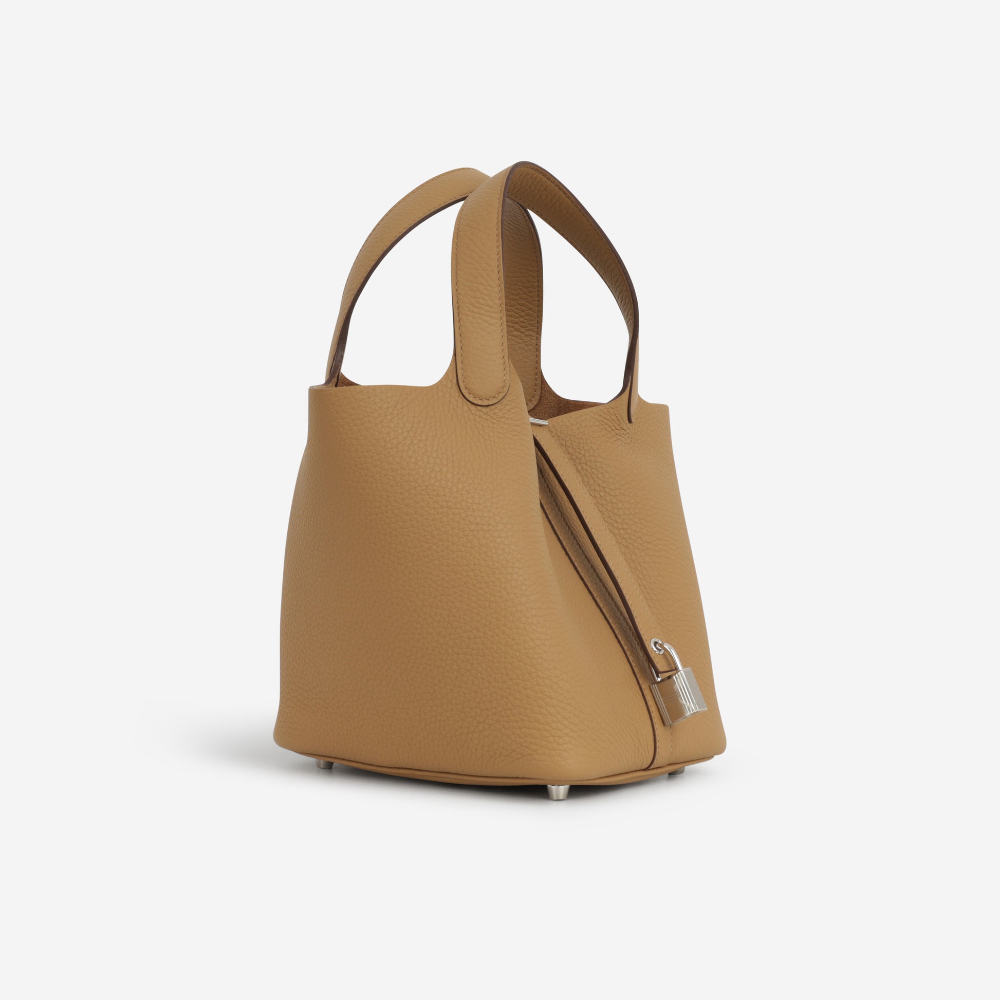 Hermès Picotin 18 - Biscuit Clemence | Palladium Hardware - Bagista