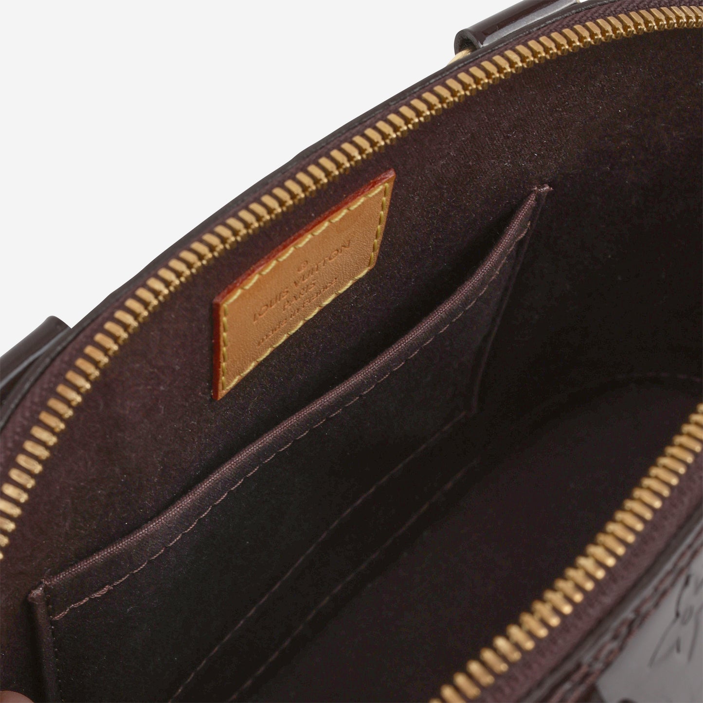 Louis Vuitton Alma BB - Amarante Vernis | Gold Hardware - Bagista