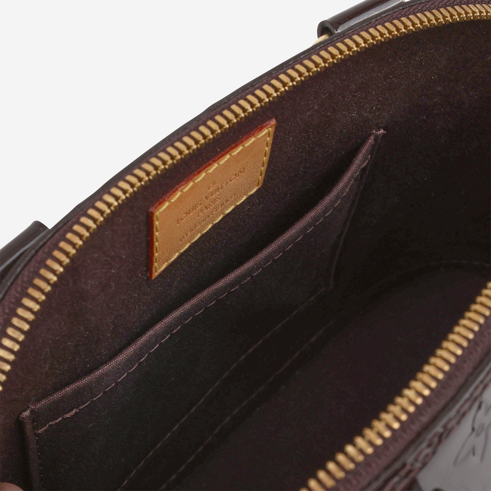 Louis Vuitton Alma BB - Amarante Vernis | Gold Hardware - Bagista