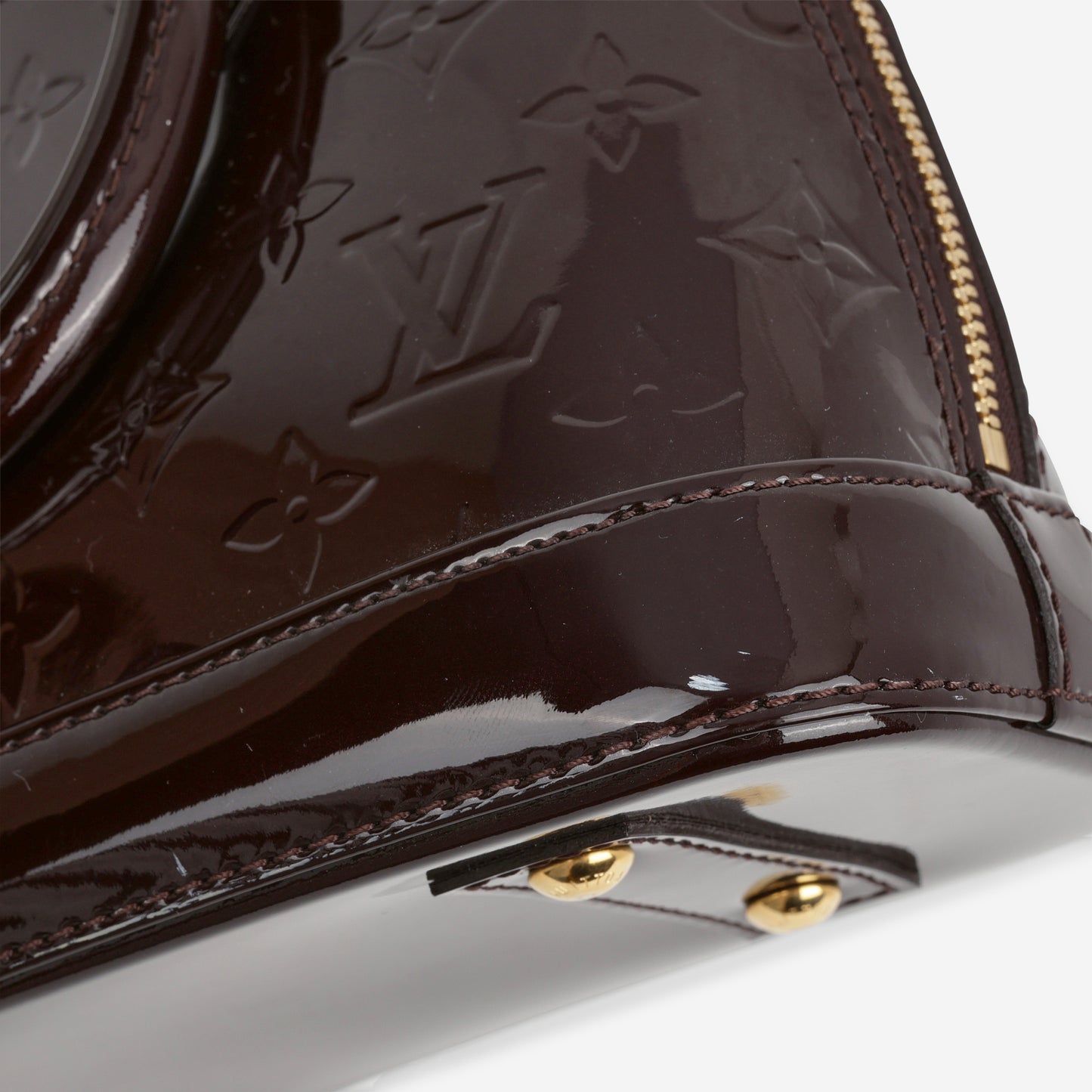 Louis Vuitton Alma BB - Amarante Vernis | Gold Hardware - Bagista