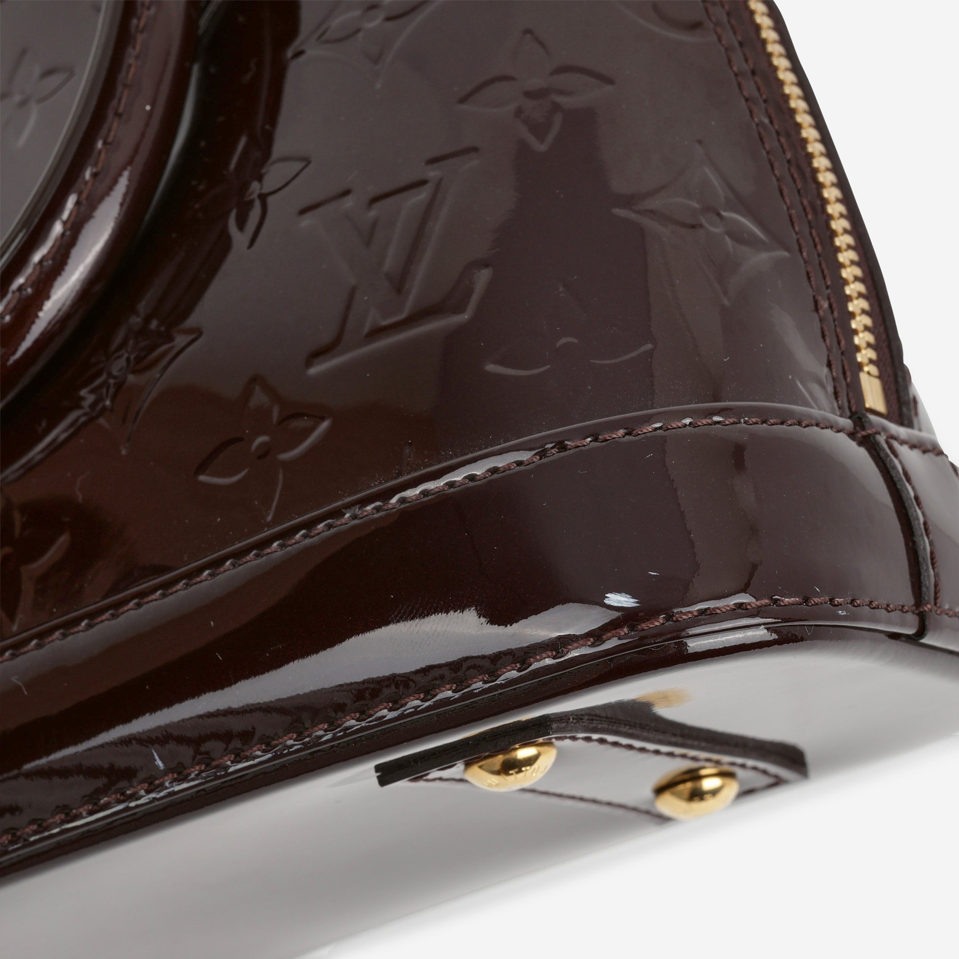 Louis Vuitton Alma BB - Amarante Vernis | Gold Hardware - Bagista