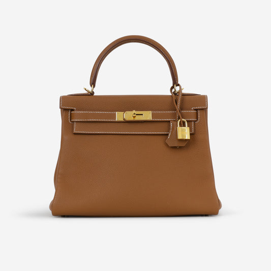 Hermès Kelly 28 - Gold Togo | Gold Hardware