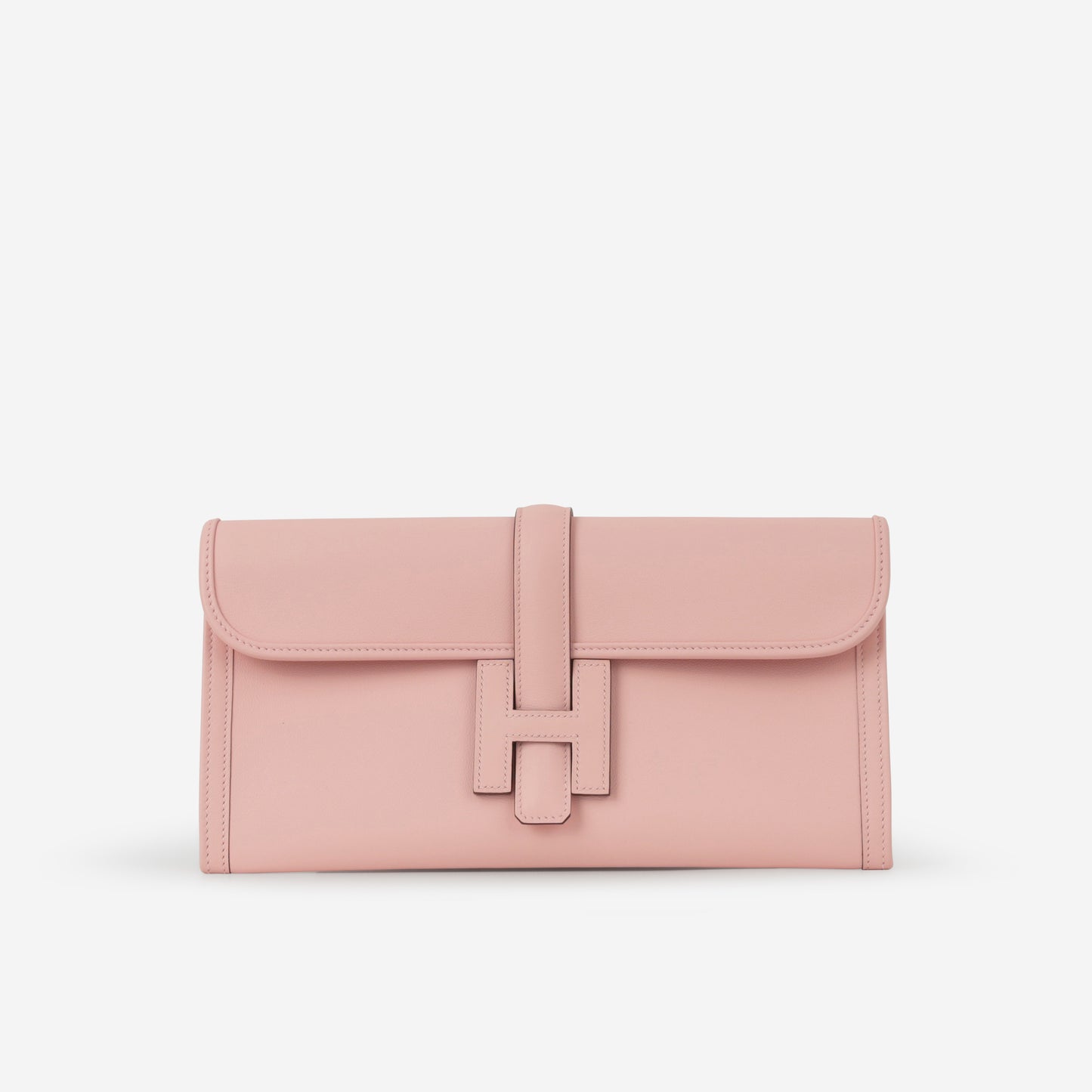 Hermès Jige Clutch 29 - Rose Sakura Swift - Bagista