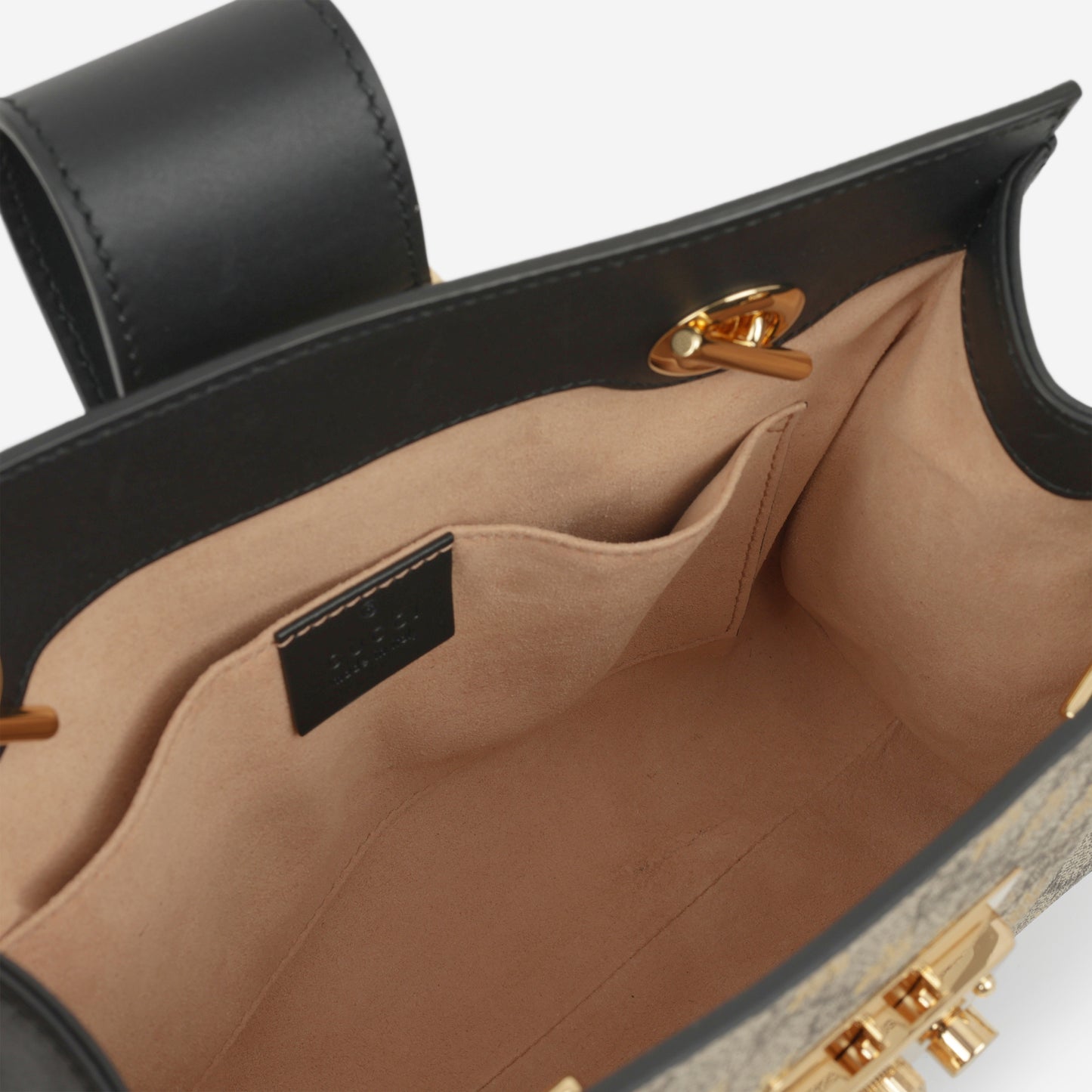 Gucci Padlock GG Supreme Bee Shoulder Bag - GG Supreme Canvas | Gold Hardware - Bagista